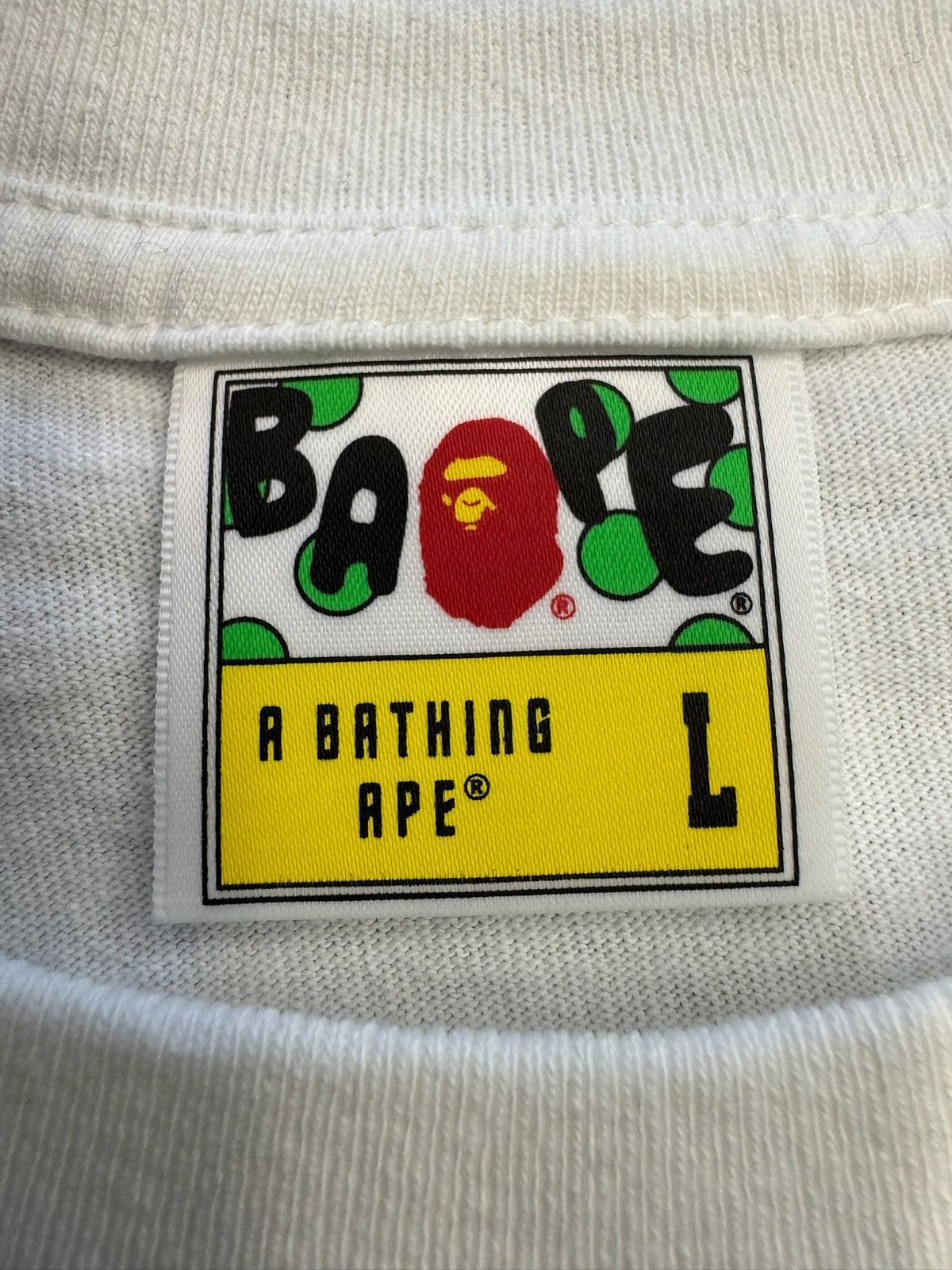 Bape SS21 Bape Kid Cudi College Moon Man Tee Size US L / EU 52-54 / 3 - 4 Thumbnail