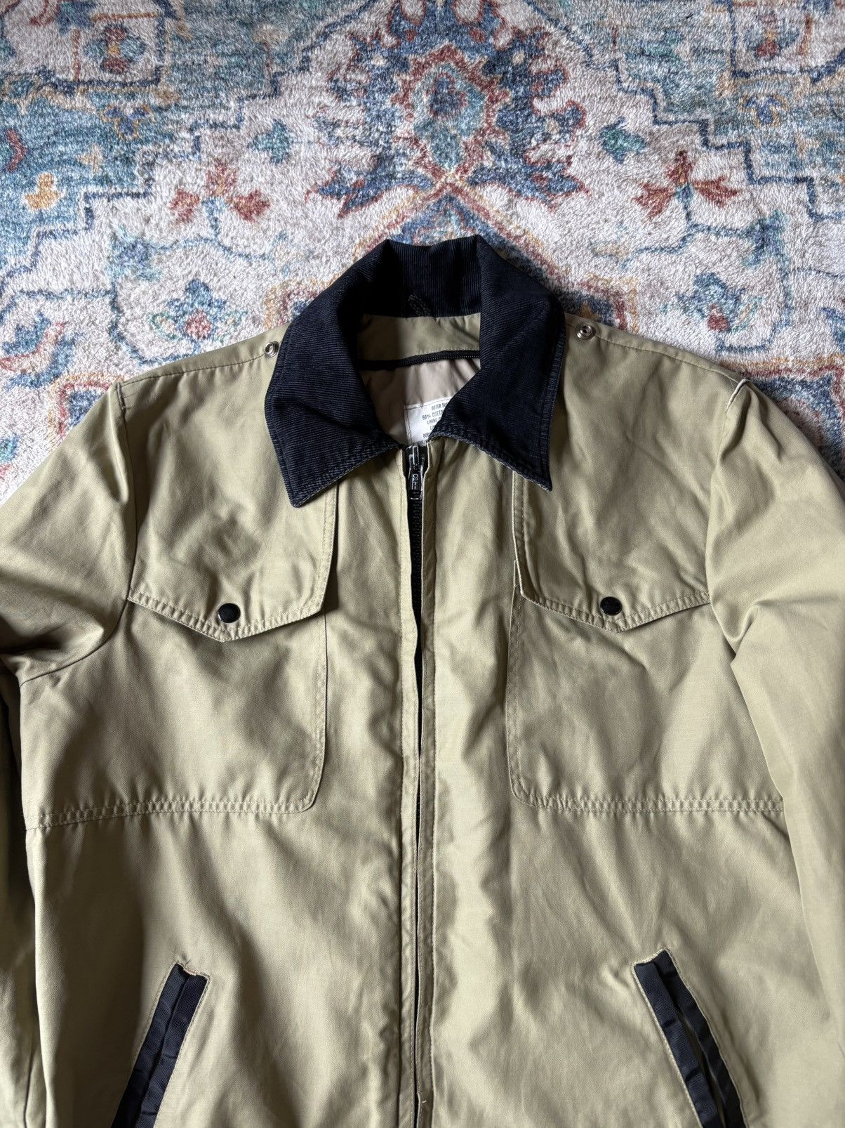 Vintage Vintage 80s Zip-up Light Jacket Large Size US L / EU 52-54 / 3 - 4 Thumbnail