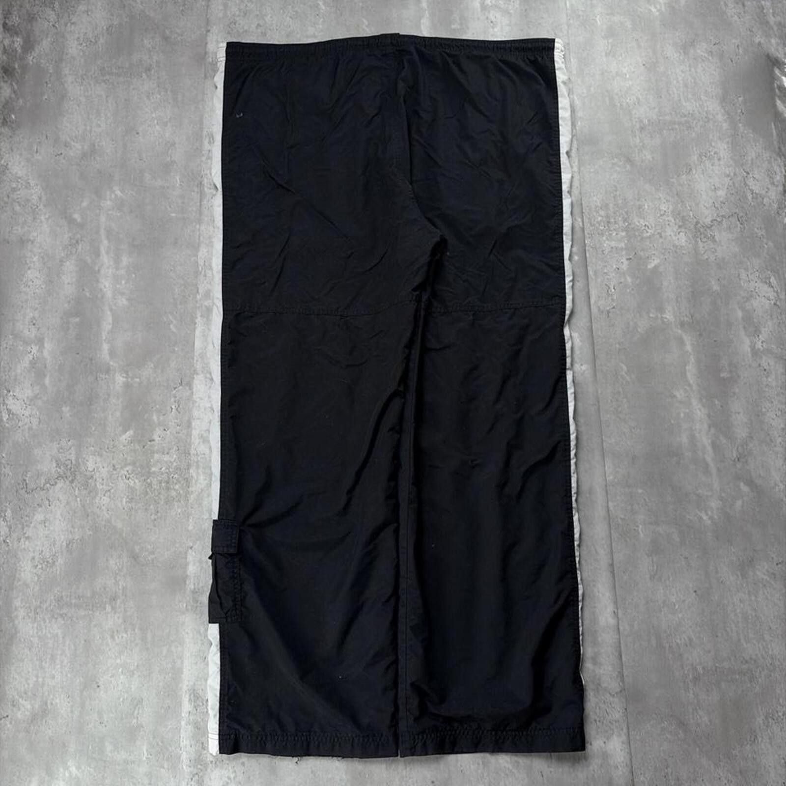Nike Vintage Nike Swoosh Striped Baggy Distressed Track Pants Size US 36 / EU 52 - 5 Thumbnail