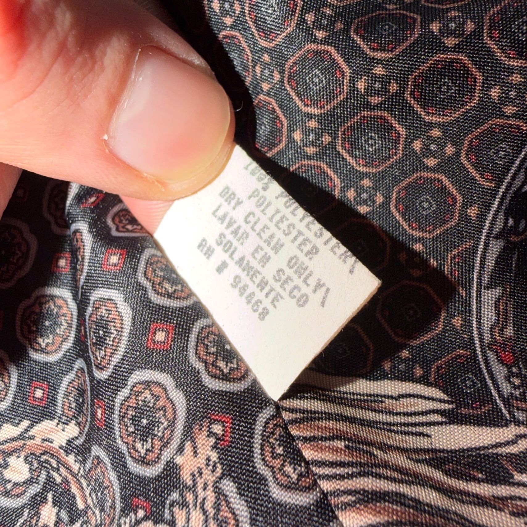 Brooks VINTAGE Out Brook Coat Wool Black Long Button Up Woman's 12 80s 90s City Classic Designer 90s Womens Overcoat Tweed Lined Pockets Buttoned Coat Size XL / US 12-14 / IT 48-50 - 4 Thumbnail