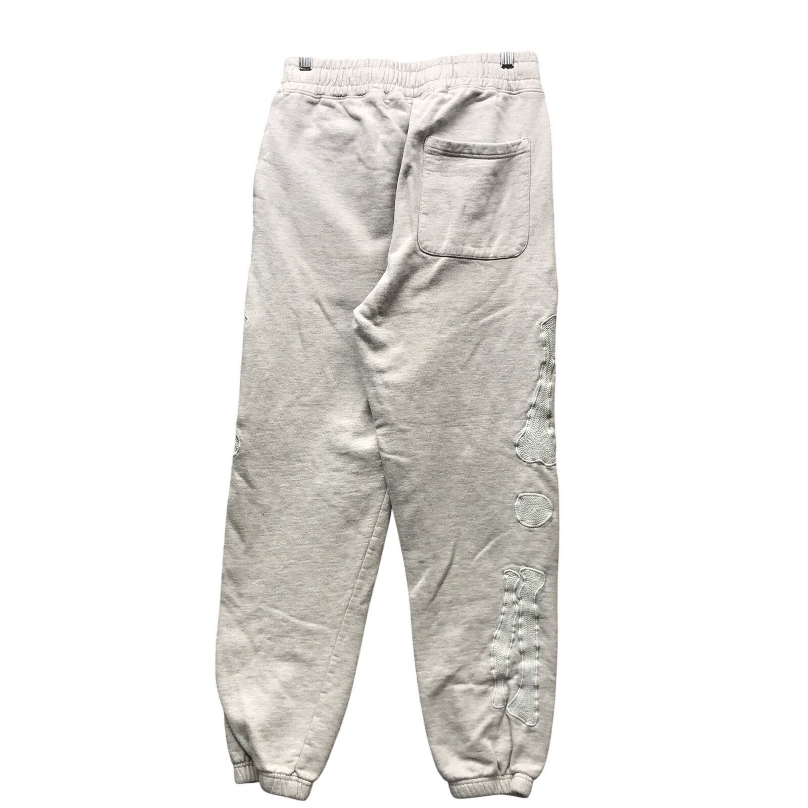 MNML mnml Jogger Sweatpants Mens Medium M Embroidered Gray White Size US 38 / EU 54 - 8 Thumbnail