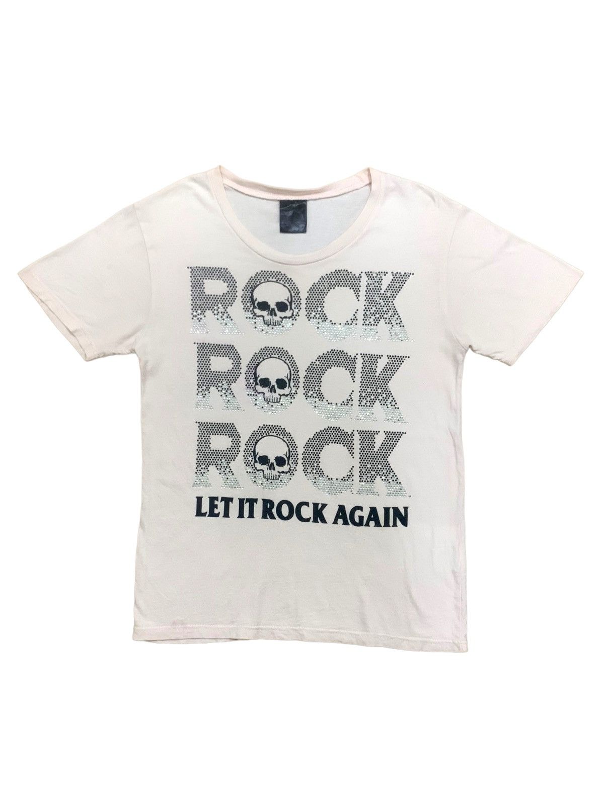 image of If Six Was Nine x Lovers Rock Vintage Japanese Clash Style Super Lover Tshirt in Dusty Pink (Size M