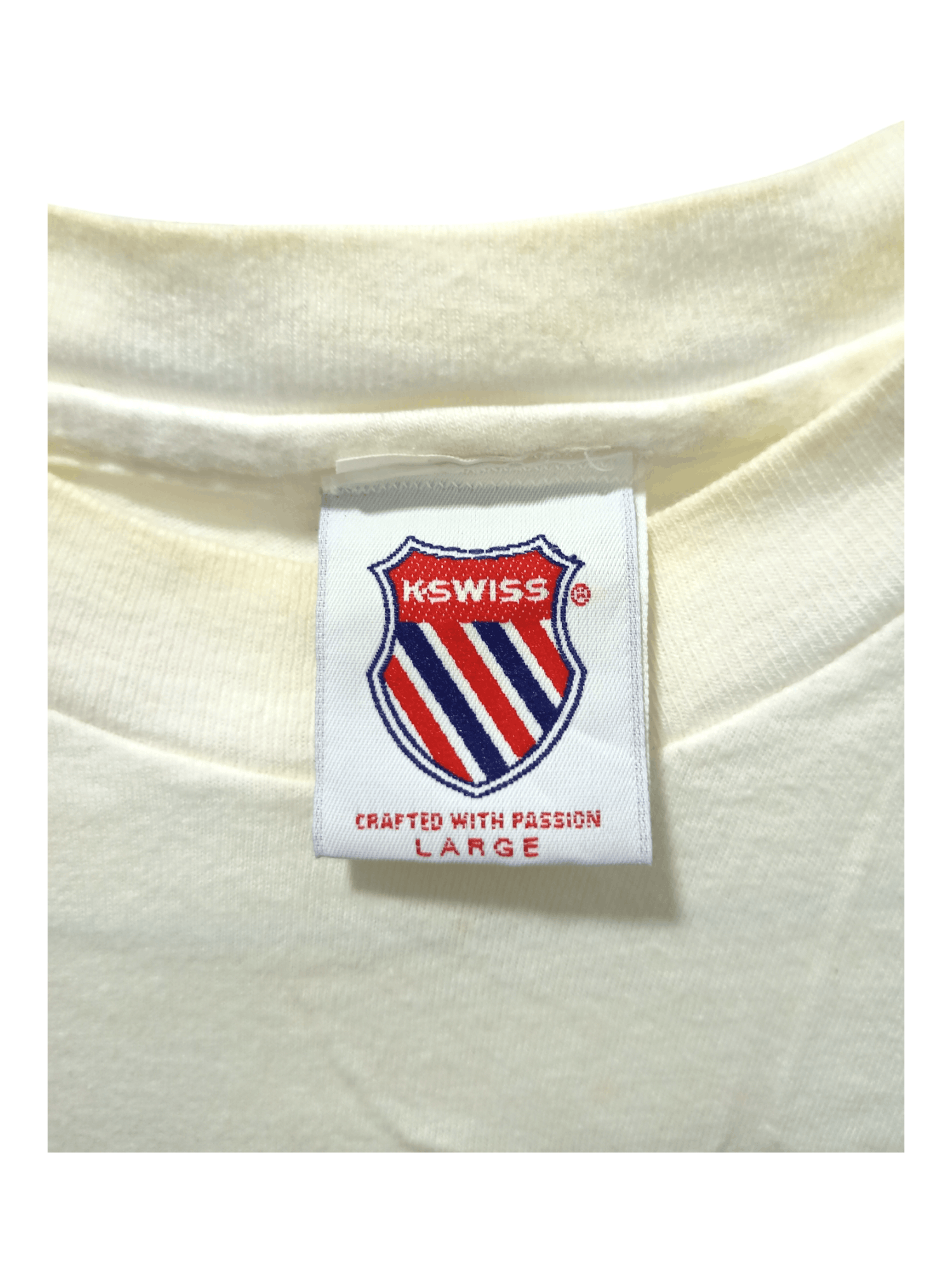 K-Swiss Vintage 80s K Swiss World Class Tennis Shirt Size US L / EU 52-54 / 3 - 15 Thumbnail