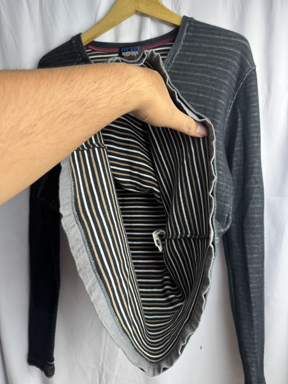 If Six Was Nine × Japanese Brand × Le Grande Bleu (L.G.B.) NCFM Nicole Striped Long Sleeve Japanese Size US M / EU 48-50 / 2 - 4 Thumbnail