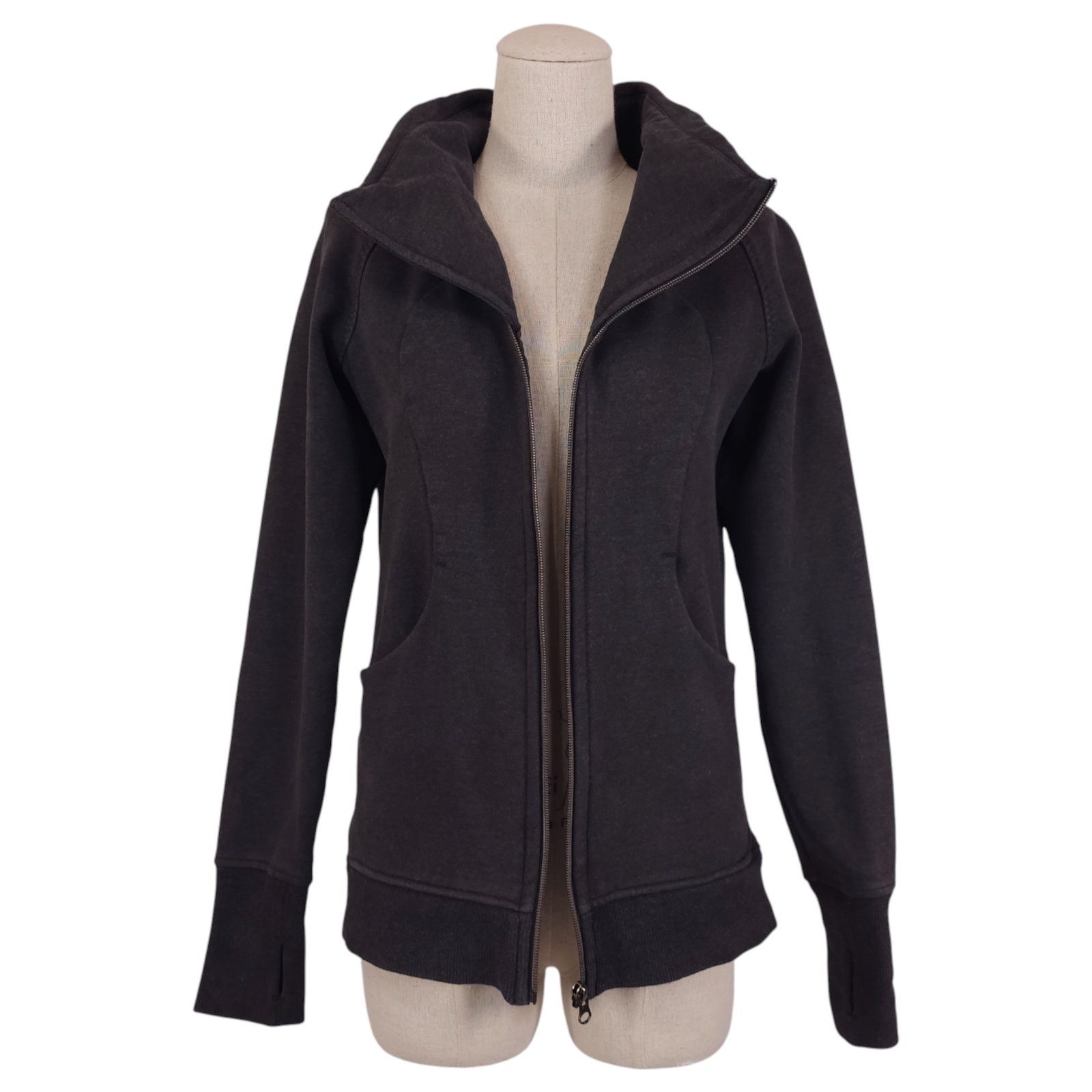 Lululemon Lululemon Cozy Cuddle Up Jacket Heathered Black / Black Sz 6 Size M / US 6-8 / IT 42-44 - 5 Thumbnail