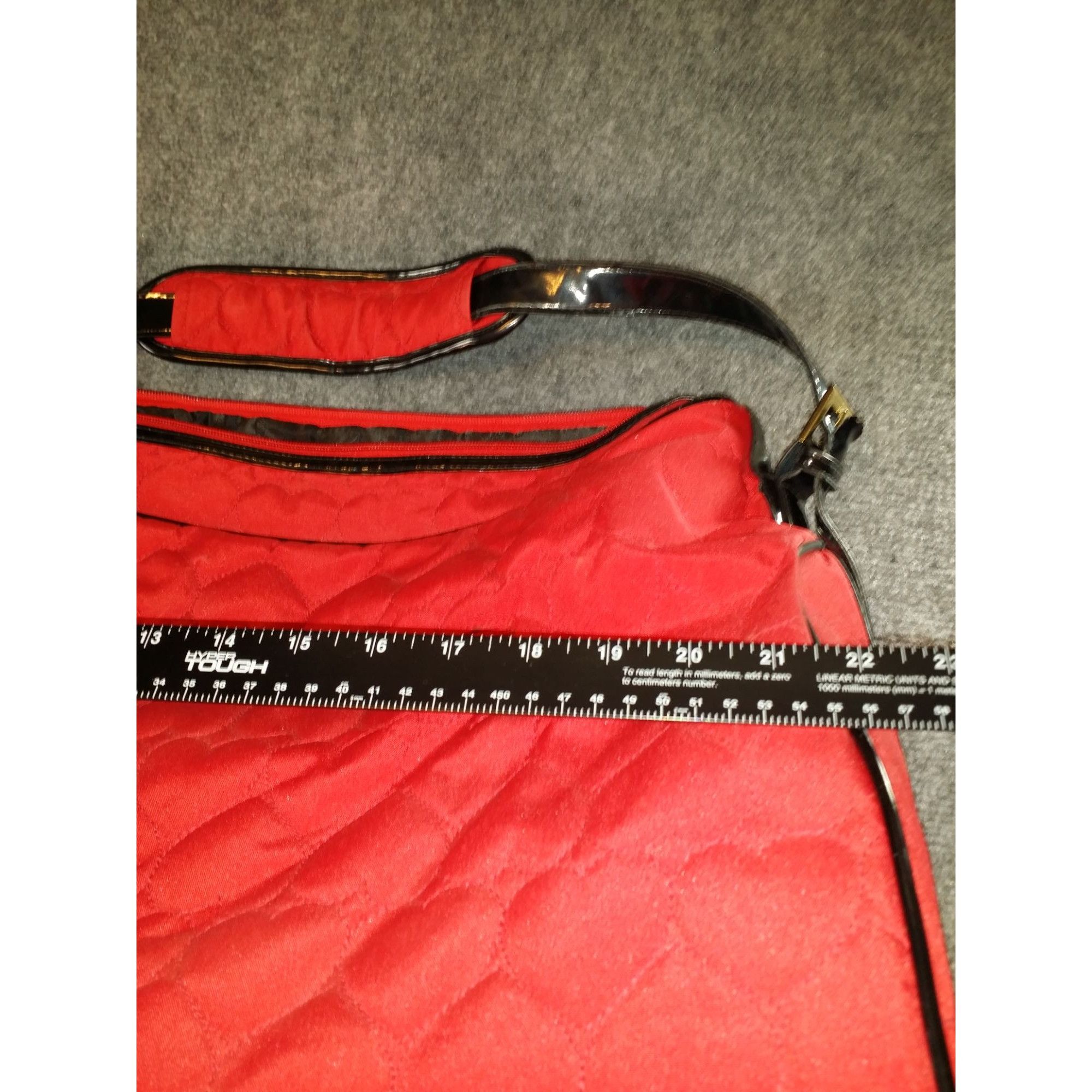 Betsey Johnson Betsey Johnson Betseyville Quilted Red Carry On Travel Plane Size ONE SIZE - 13 Thumbnail