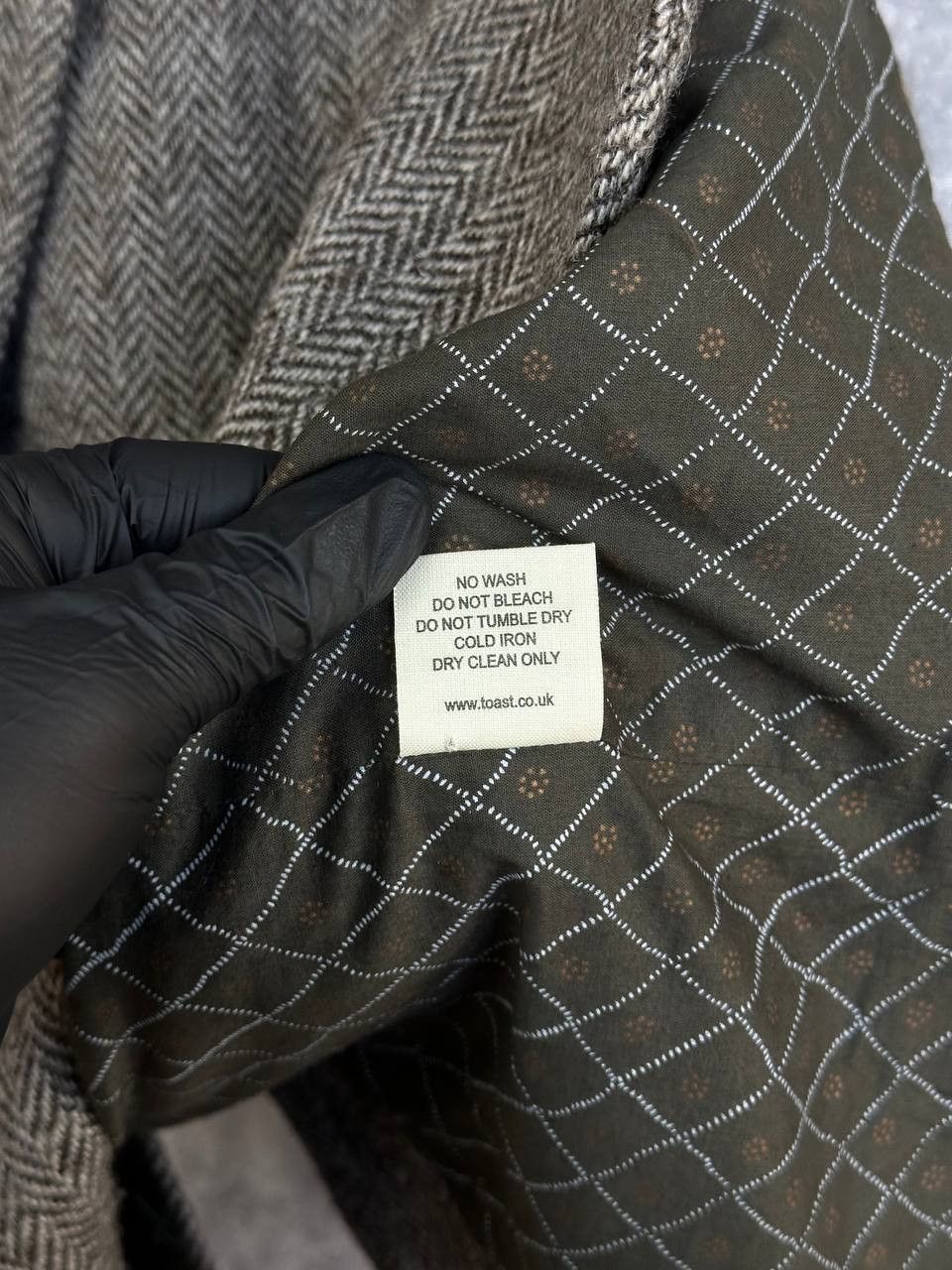 Other TOAST Brown Herringbone Tweed Wool Blazer Jacket New Wool Size M / US 6-8 / IT 42-44 - 13 Thumbnail