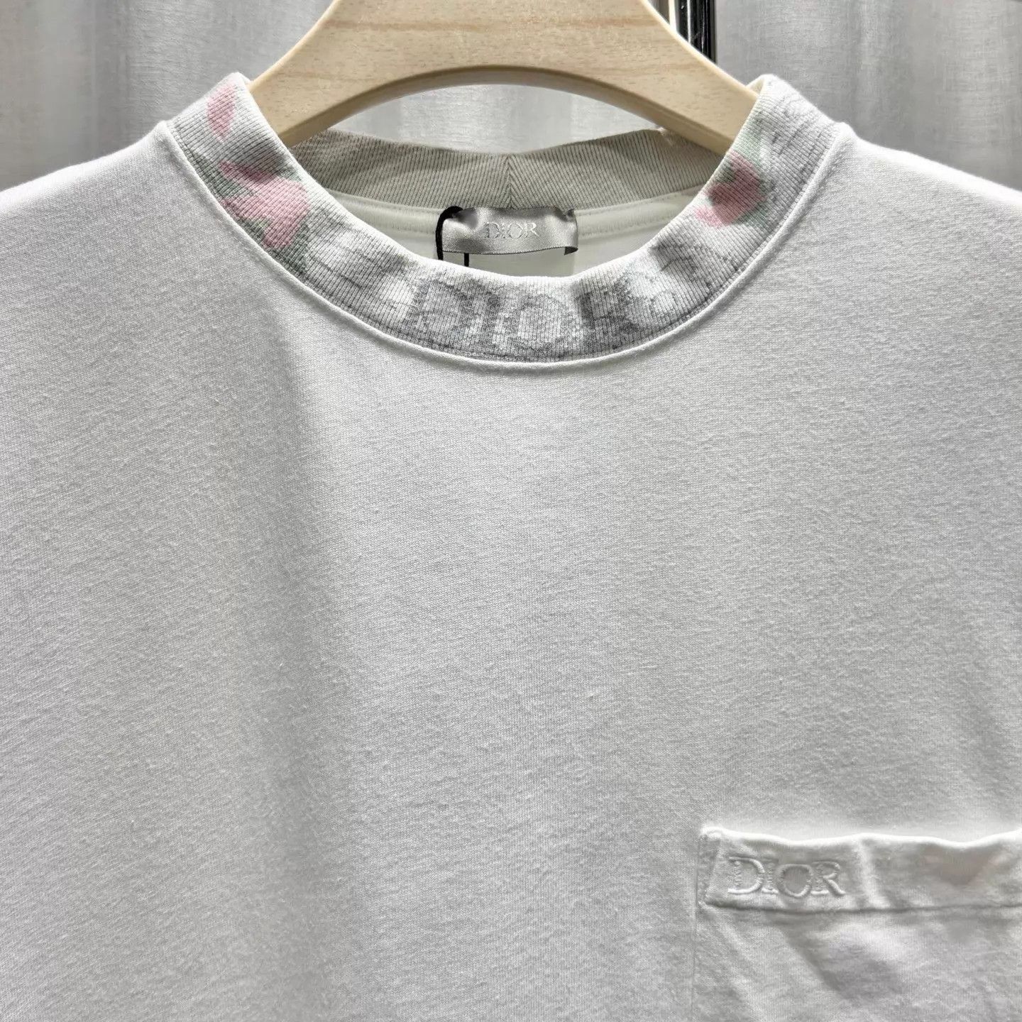 Dior White Short-Sleeve Shirt with Chest Pocket Size US L / EU 52-54 / 3 - 3 Thumbnail