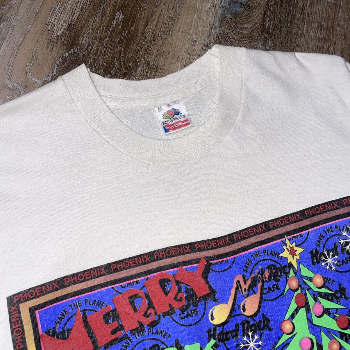 Hard Rock Cafe × Vintage Hard Rock Cafe Vintage Christmas Band Tee Shirt Mens Medium Size US M / EU 48-50 / 2 - 3 Thumbnail