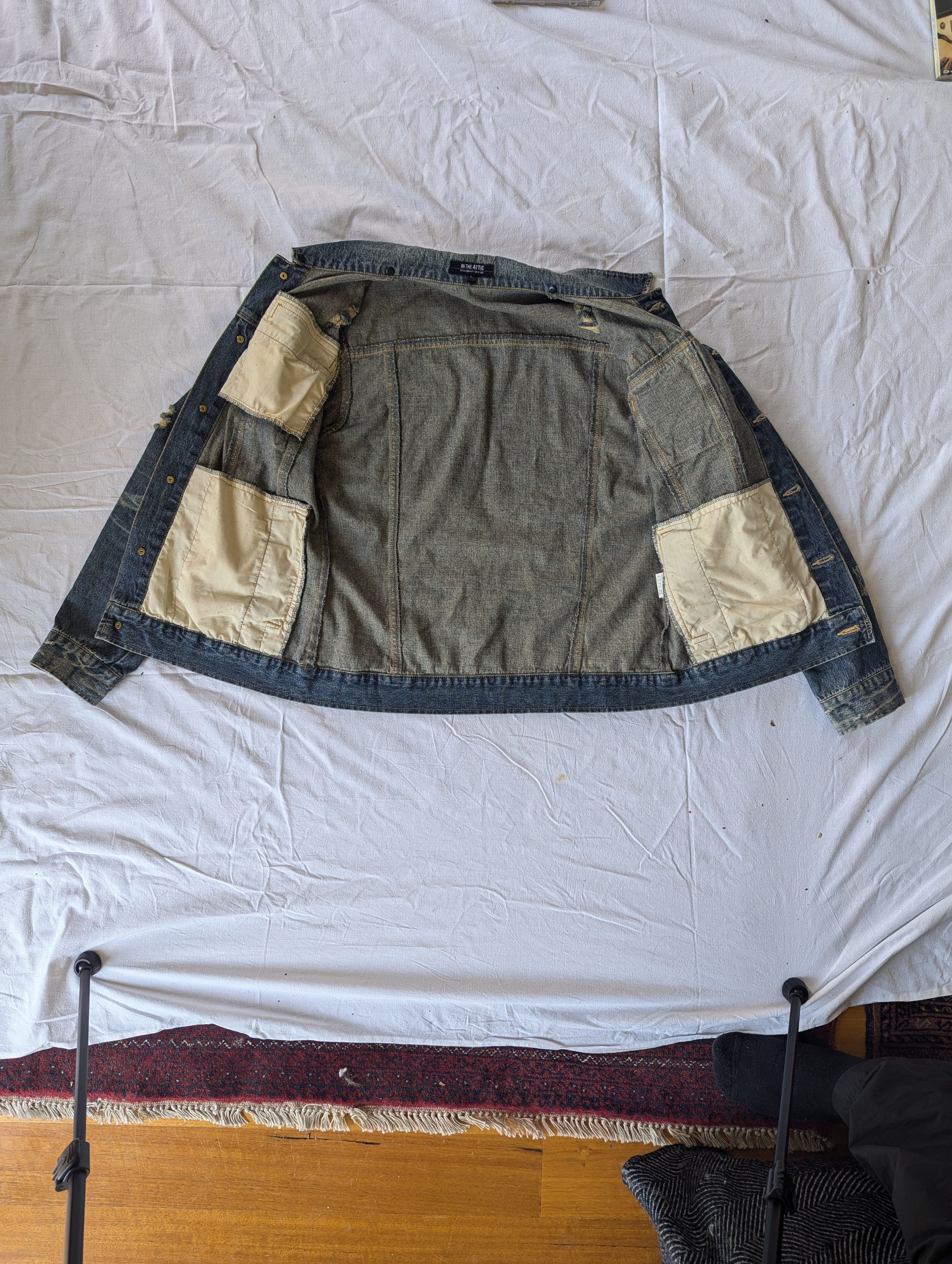 Other InTheAttic distressed cigarette holder denim jacket Size US L / EU 52-54 / 3 - 2 Thumbnail