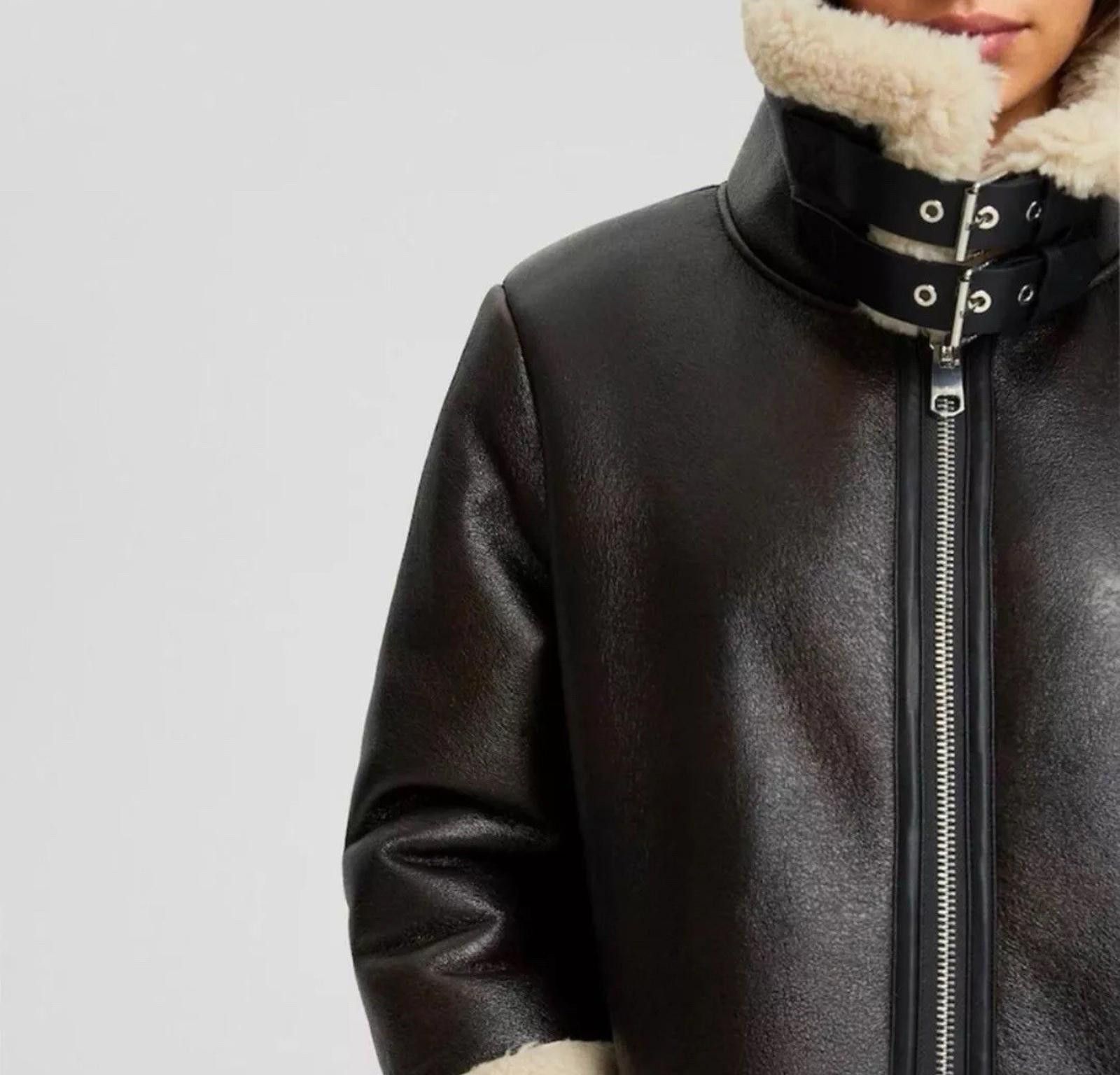 Bershka Women's Bershka chocolate longline fur coat BNWT Size L/12 Size L / US 10 / IT 46 - 5 Thumbnail
