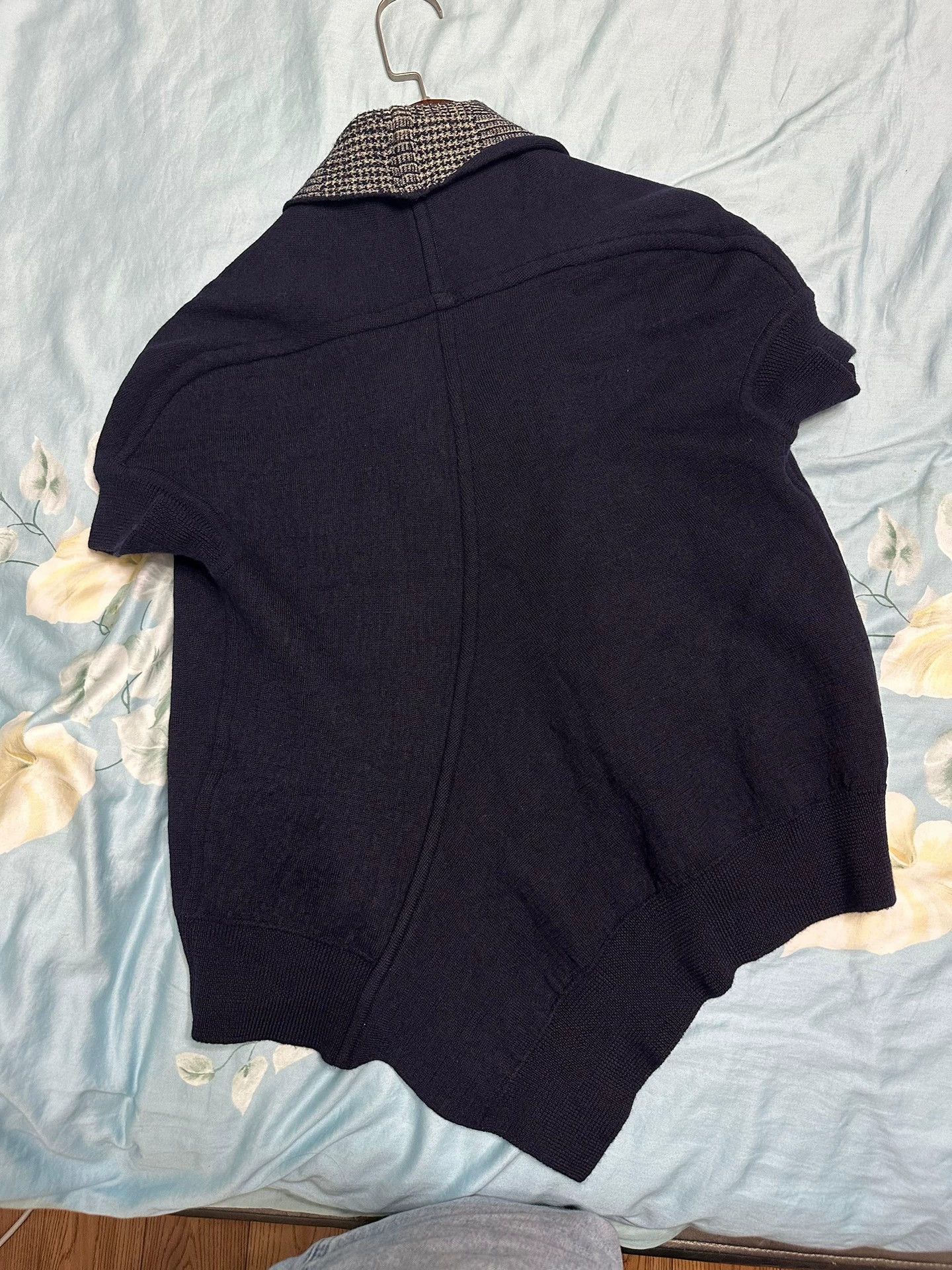 Y's Y's short-sleeve knit jacket casual 9/10 authentic Size XS / US 0-2 / IT 36-38 - 3 Thumbnail