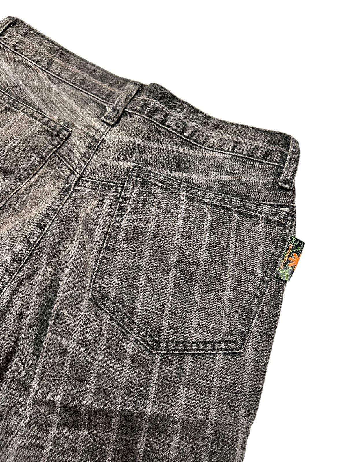 If Six Was Nine × Japanese Brand × Le Grande Bleu (L.G.B.) Vintage 291295 Homme flared black faded Cargo pants Size US 27 - 7 Thumbnail