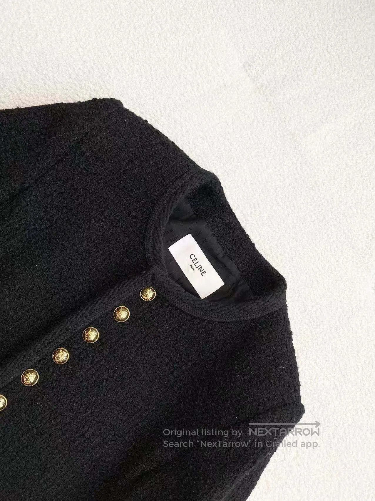 Celine Celine Little fragrant wind gold buckle jacket| Size XS / US 0-2 / IT 36-38 - 4 Thumbnail