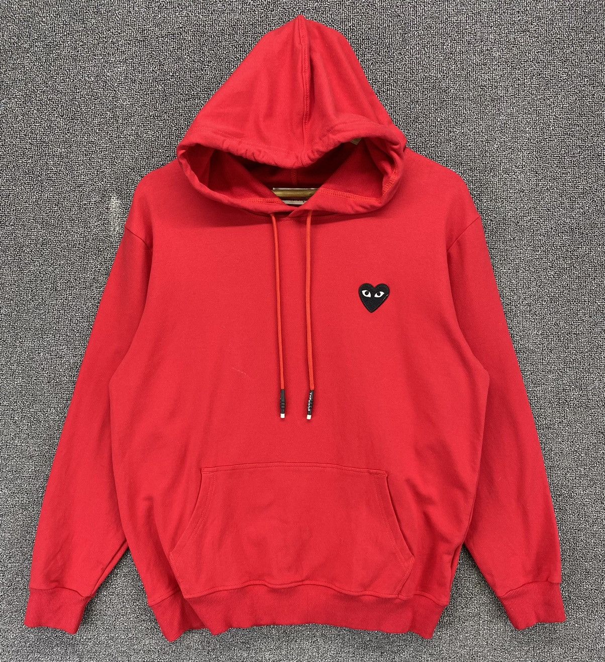 Comme des Garcons Vintage Comme Des Garçons Play Red Hoodie Sweatshirts Size M / US 6-8 / IT 42-44 - 6 Thumbnail