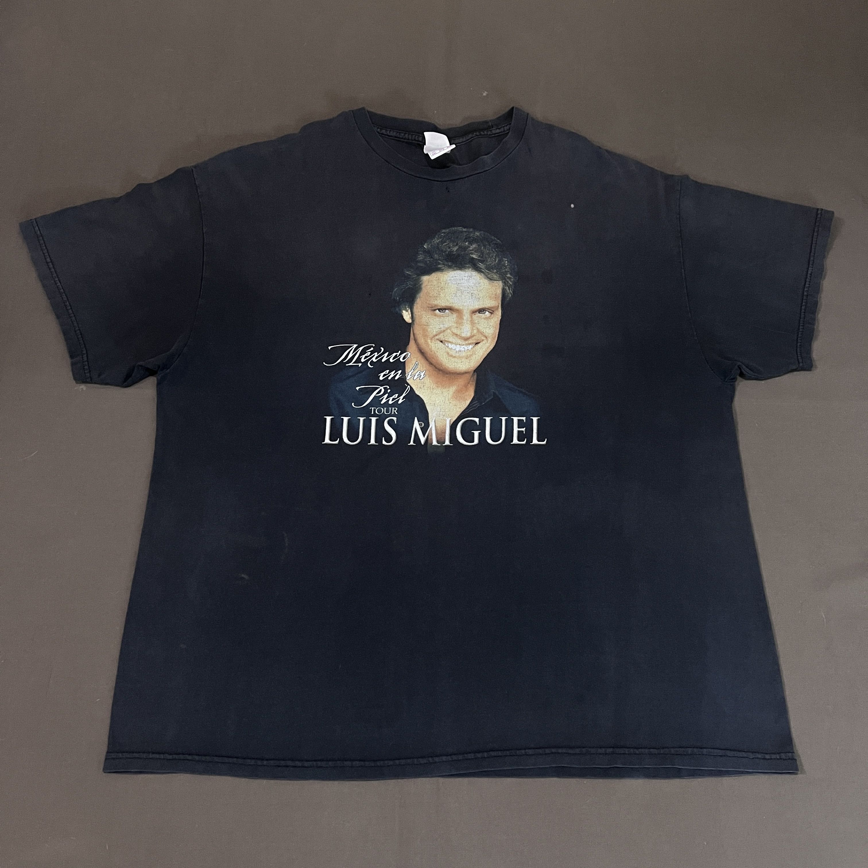 Band Tees Vintage Y2K Luis Miguel Promo Tour Tee 2XL Faded Latin pop Size US XXL / EU 58 / 5 - 4 Thumbnail