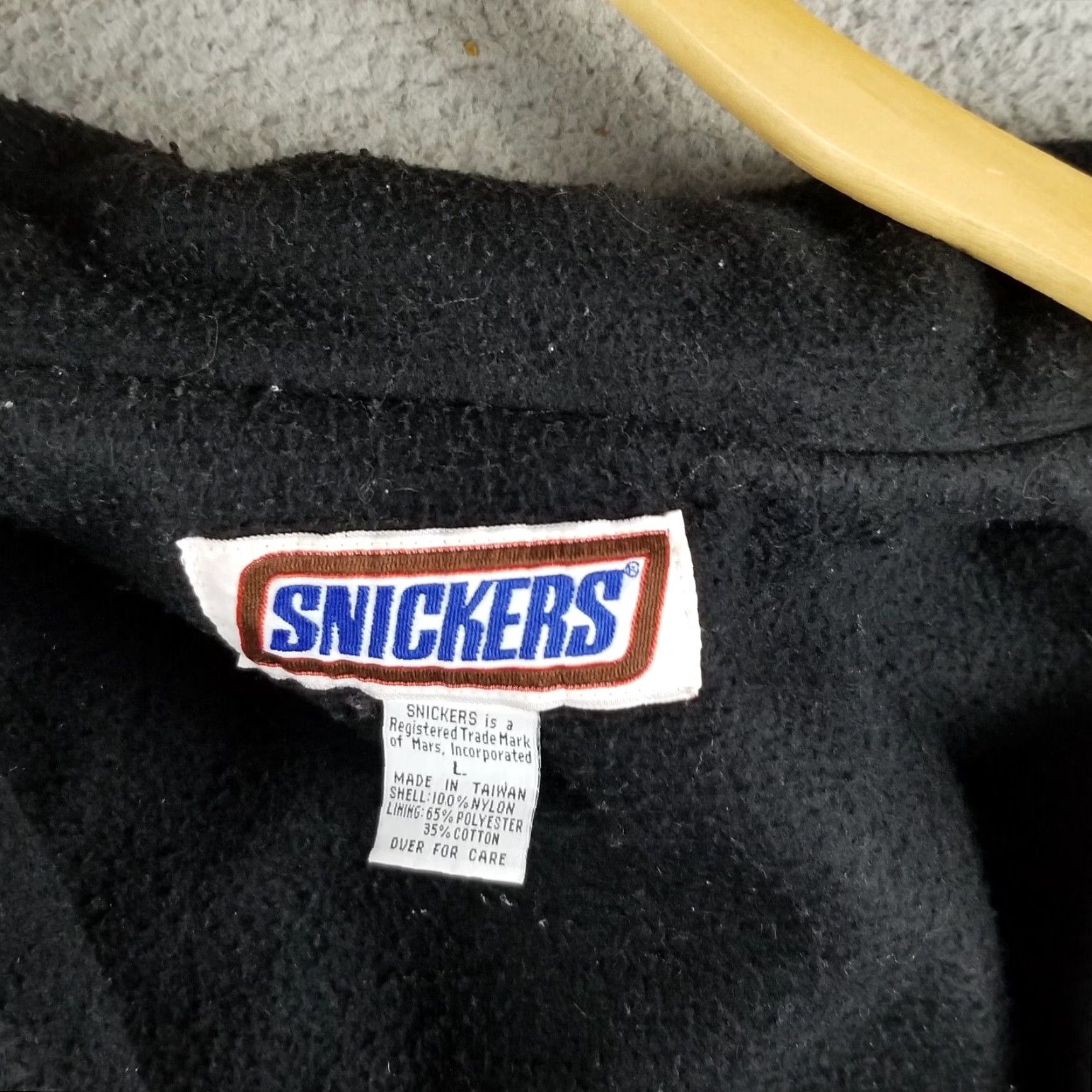 Kickers Vintage Snickers Jacket Men Large Hungry? Why Wait Promo Blue Lined 90's Coat Size US L / EU 52-54 / 3 - 4 Thumbnail