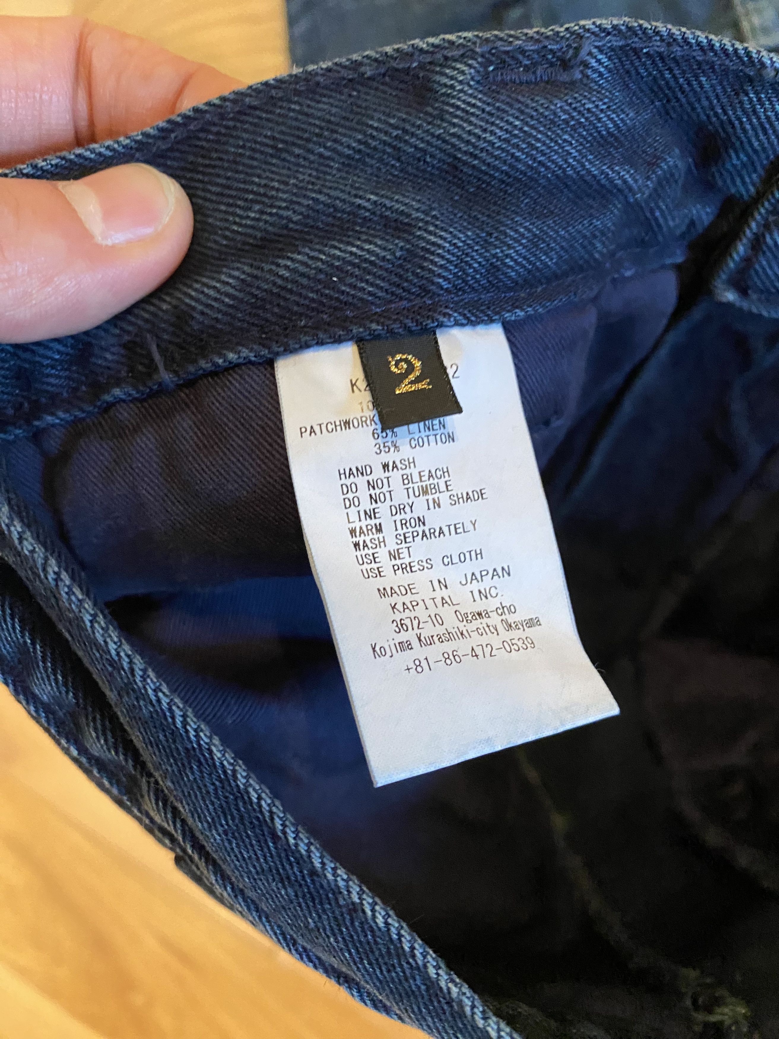 Kapital 10oz. IDGxIDG Hütte remake denim shorts Size US 28 / EU 44 - 2 Thumbnail
