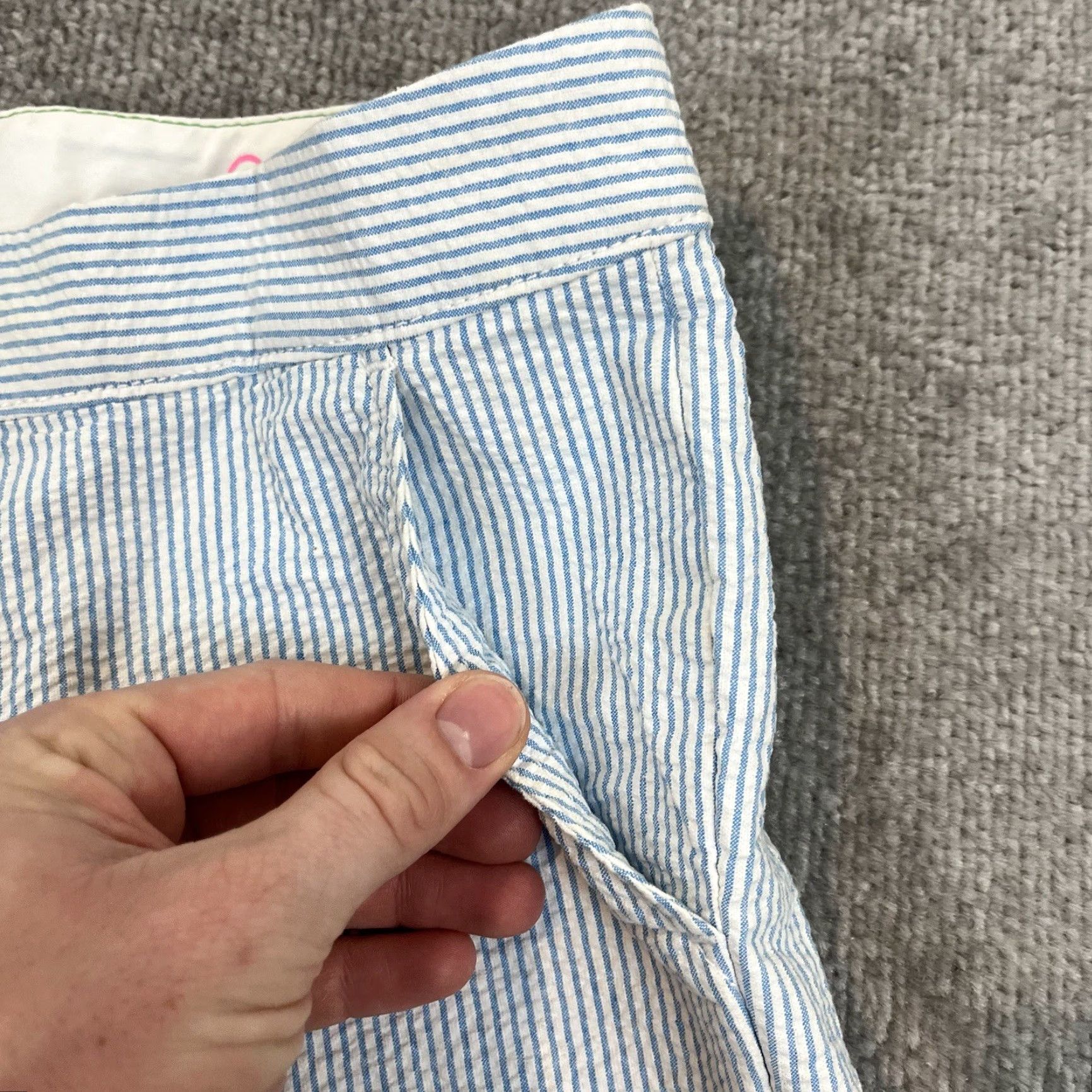 Lilly Pulitzer Lilly Pulitzer Shorts Womens Size 00 Buttercup Blue White Striped 92034 Size 24" / US 00 / IT 34 - 7 Thumbnail