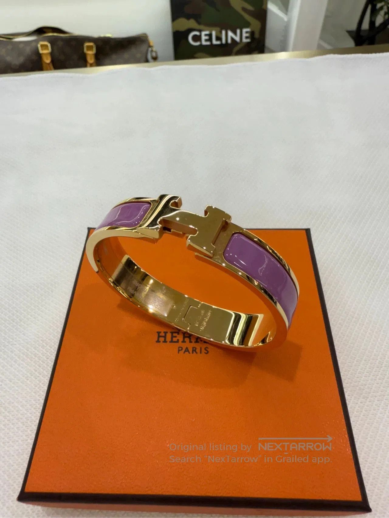 Hermes Hermes H Enamel Bracelet. Size ONE SIZE - 2 Thumbnail