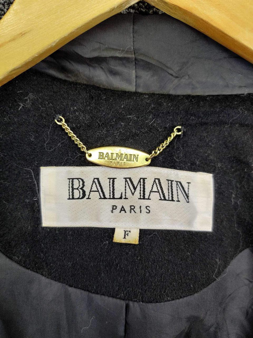 Balmain Nice❗Vintage Balmain Paris Faux Fur Poncho Jacket Size US L / EU 52-54 / 3 - 8 Thumbnail