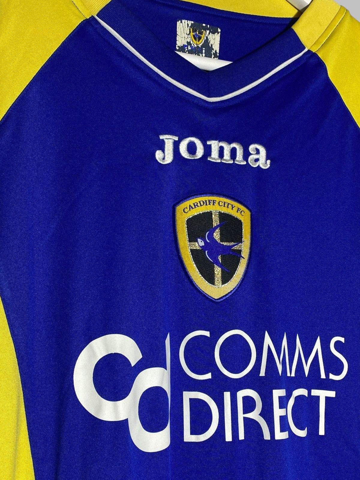 Joma 🔥 VINTAGE 00s JOMA CARDIFF CITY LONG SLEEVE SOCCER JERSEY 🔥 Size US M / EU 48-50 / 2 - 4 Thumbnail