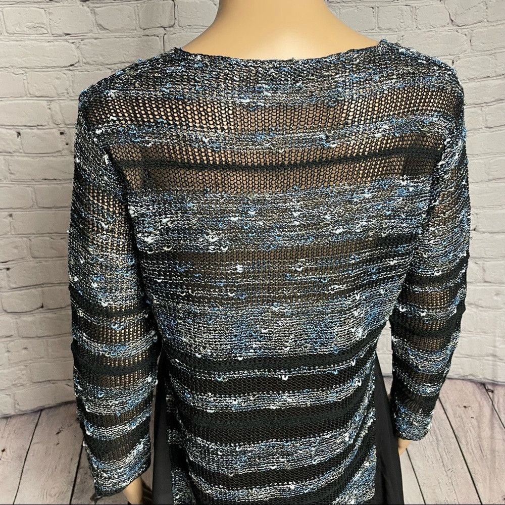 Other New Ball Of Cotton Combo Black Blue Linen Viscose Tunic Swe Size M / US 6-8 / IT 42-44 - 7 Thumbnail