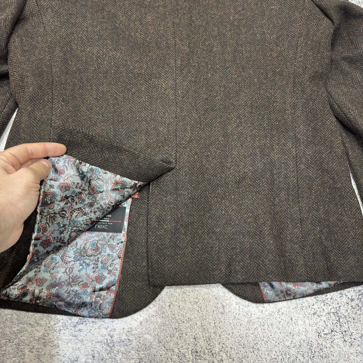 NEXT Next Wool Blazer 42/107cm Slim Fit Size 42S - 8 Thumbnail