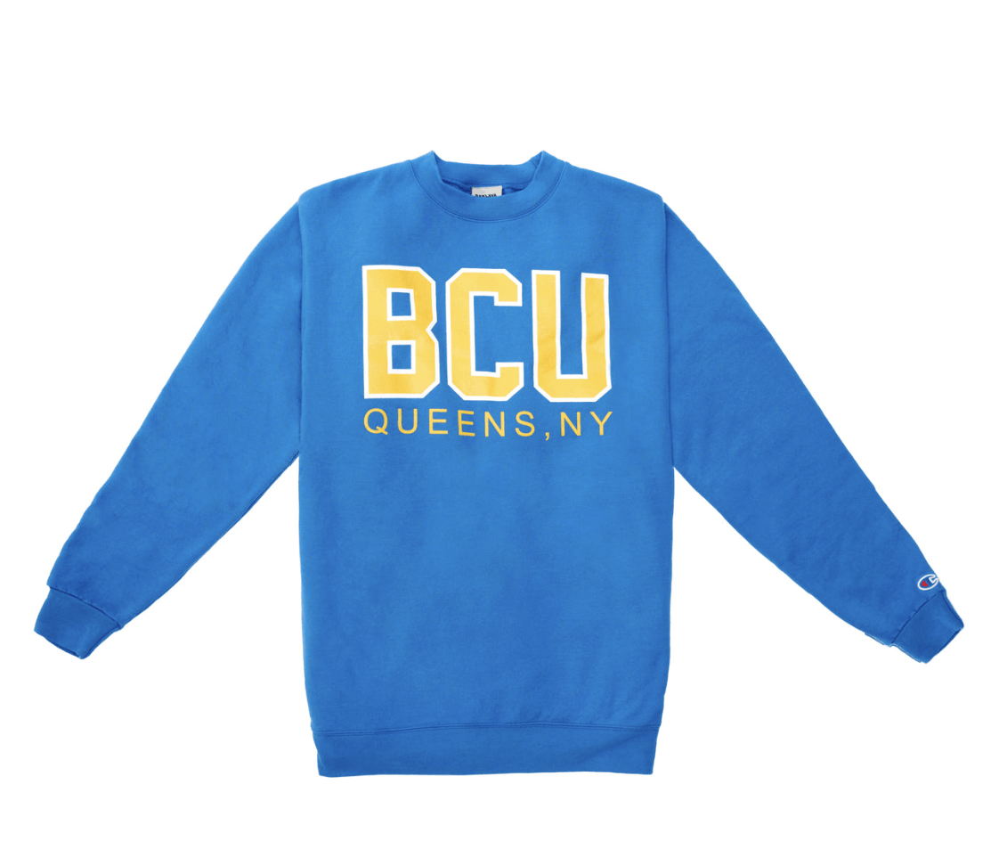 Action Bronson Blue Chips University "BCU" Champion Crewneck - Blue Size M Size US M / EU 48-50 / 2 - 5 Thumbnail