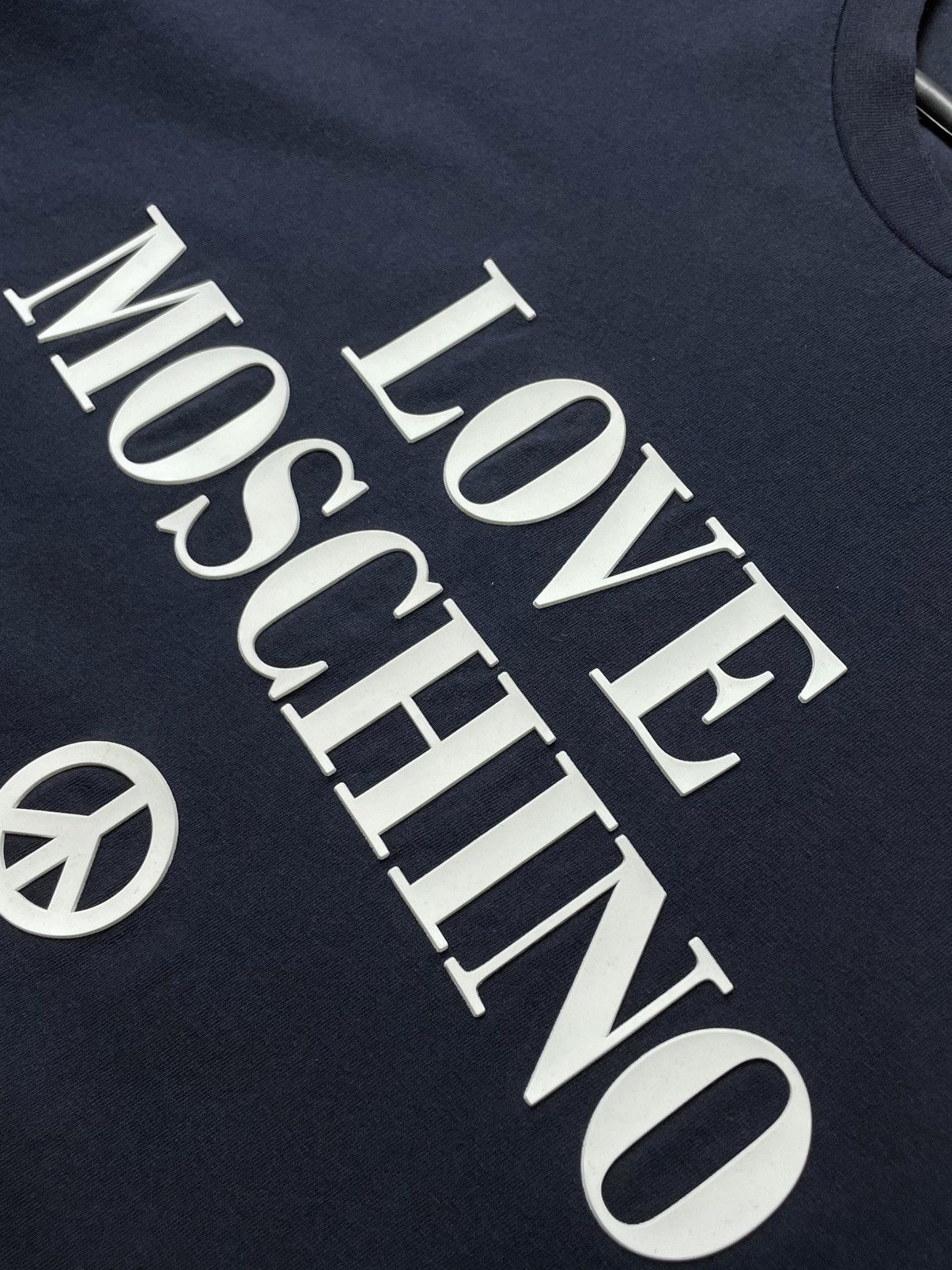 Moschino Love Moshino Black T Shirt Men Size M Big Logo Luxury Size US M / EU 48-50 / 2 - 3 Thumbnail