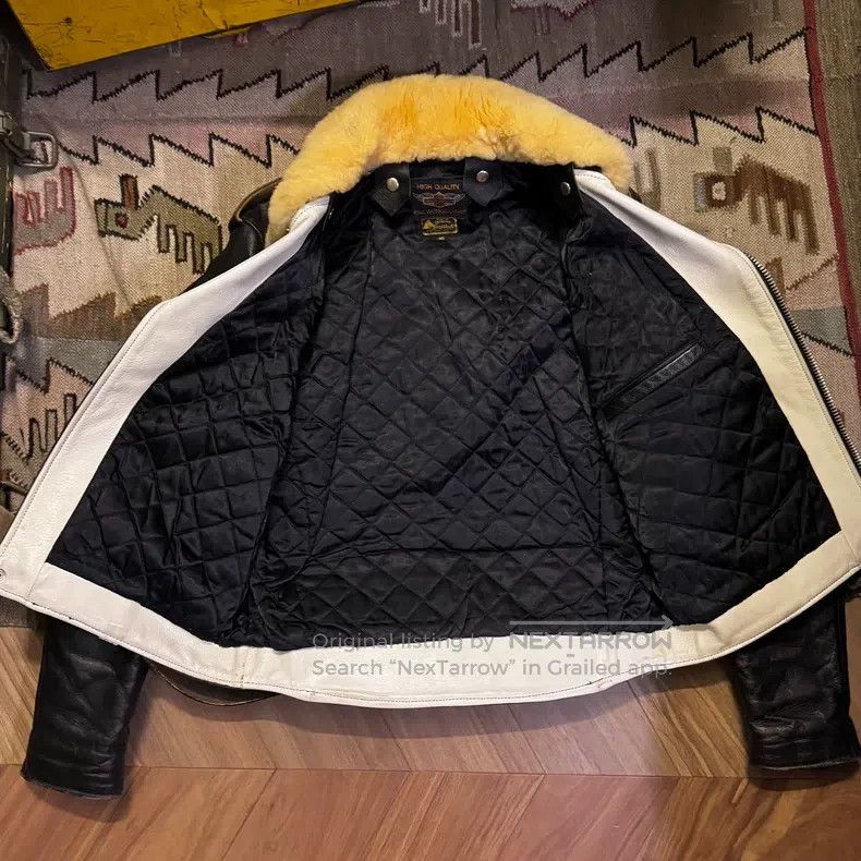 The Real McCoy's The Real McCoys Co-branded knight jacket leather jacket Size US L / EU 52-54 / 3 - 4 Thumbnail