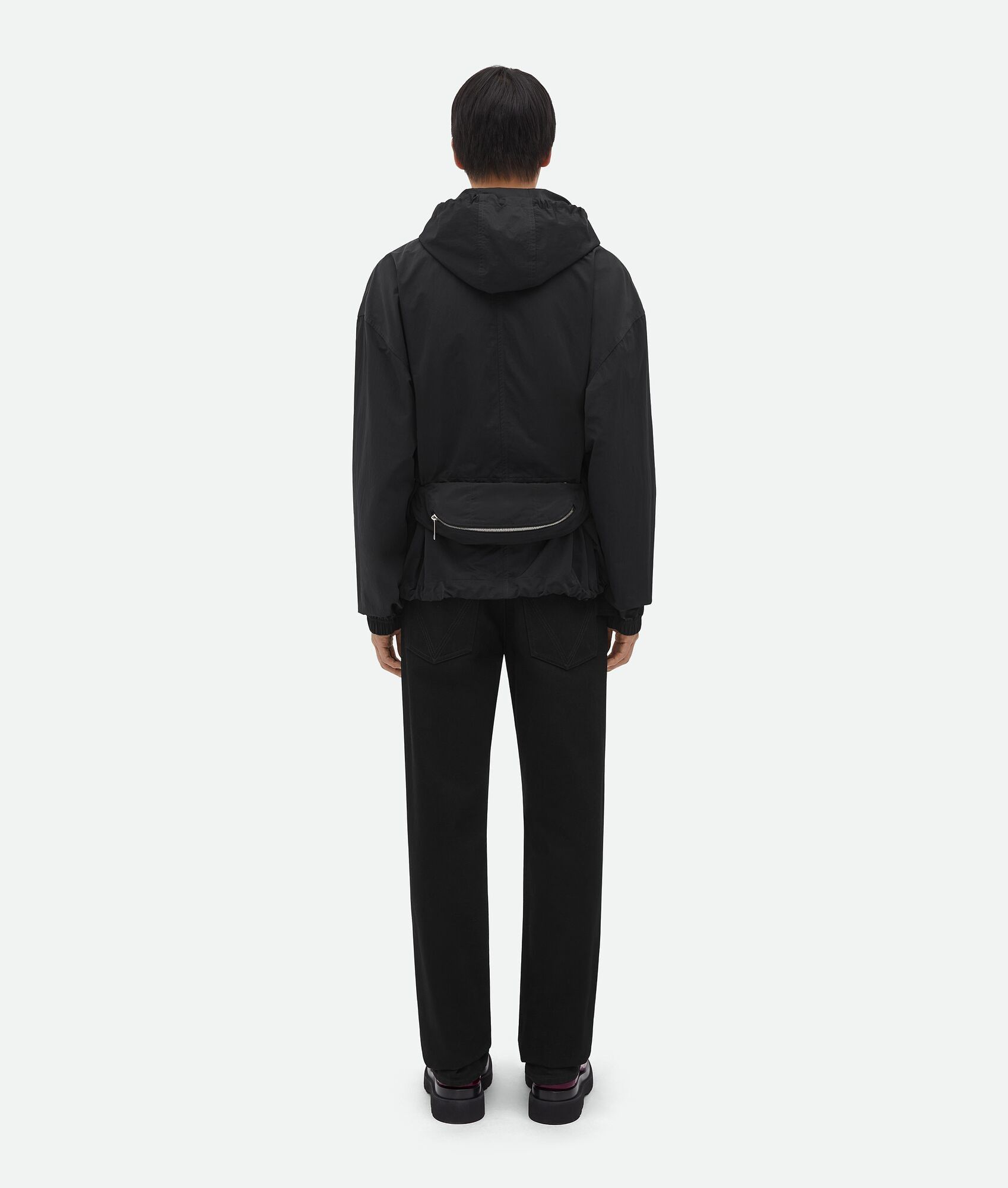 Bottega Veneta o1s1rm0925 Packable Tech Nylon Parka in Black Size US XL / EU 56 / 4 - 3 Thumbnail
