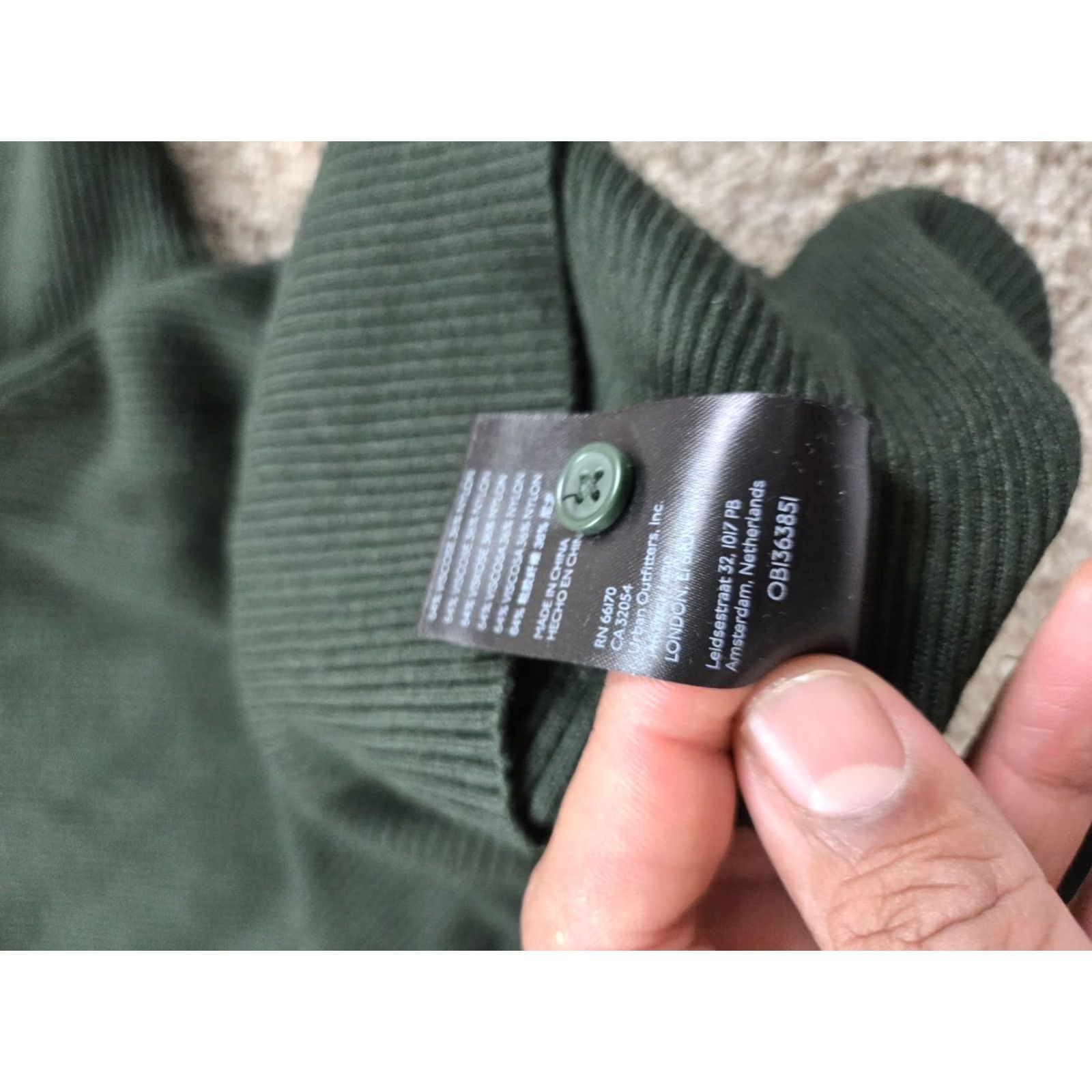Anthropologie Maeve Anthropologie Sweater Womens Medium Green Turtleneck Pullover Long Sleeve Pullover Knit Solid Holiday Fall Winter Regular Womens Size M / US 6-8 / IT 42-44 - 7 Thumbnail