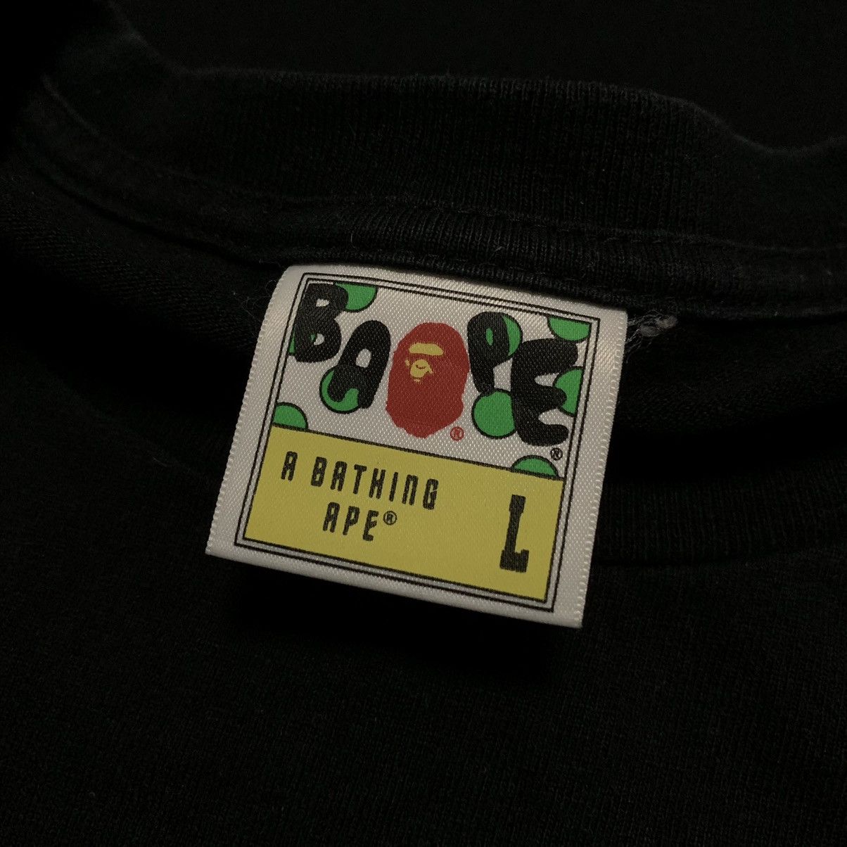 Bape Bape Large Bearbrick Medicom Play Black Tee A Bathing 2019 Size US L / EU 52-54 / 3 - 6 Thumbnail
