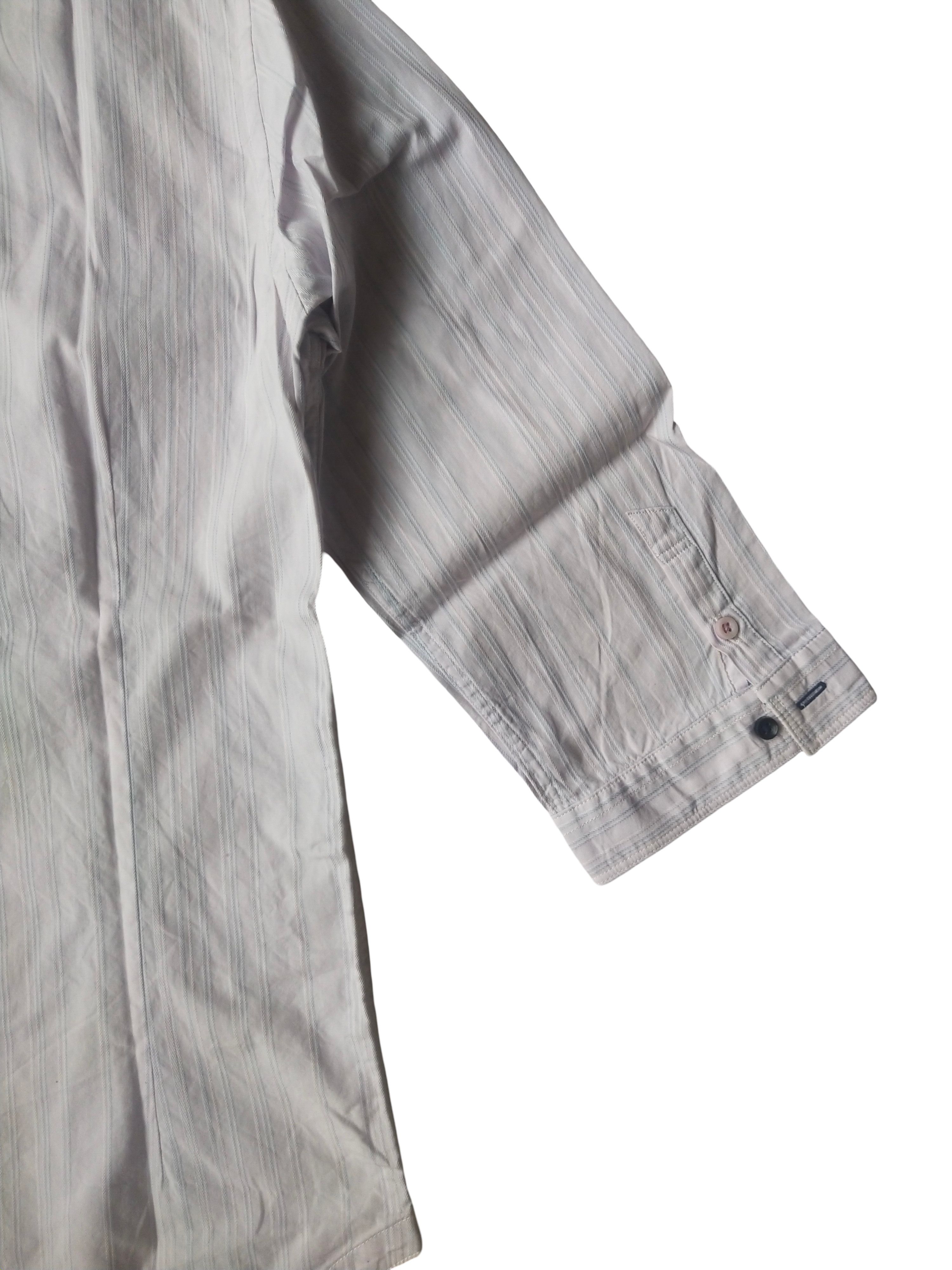 Nicole Club 2000s Nicole Club For Men 3/4 Sleeve Striped Shirt Y2K Japan Size US M / EU 48-50 / 2 - 5 Thumbnail