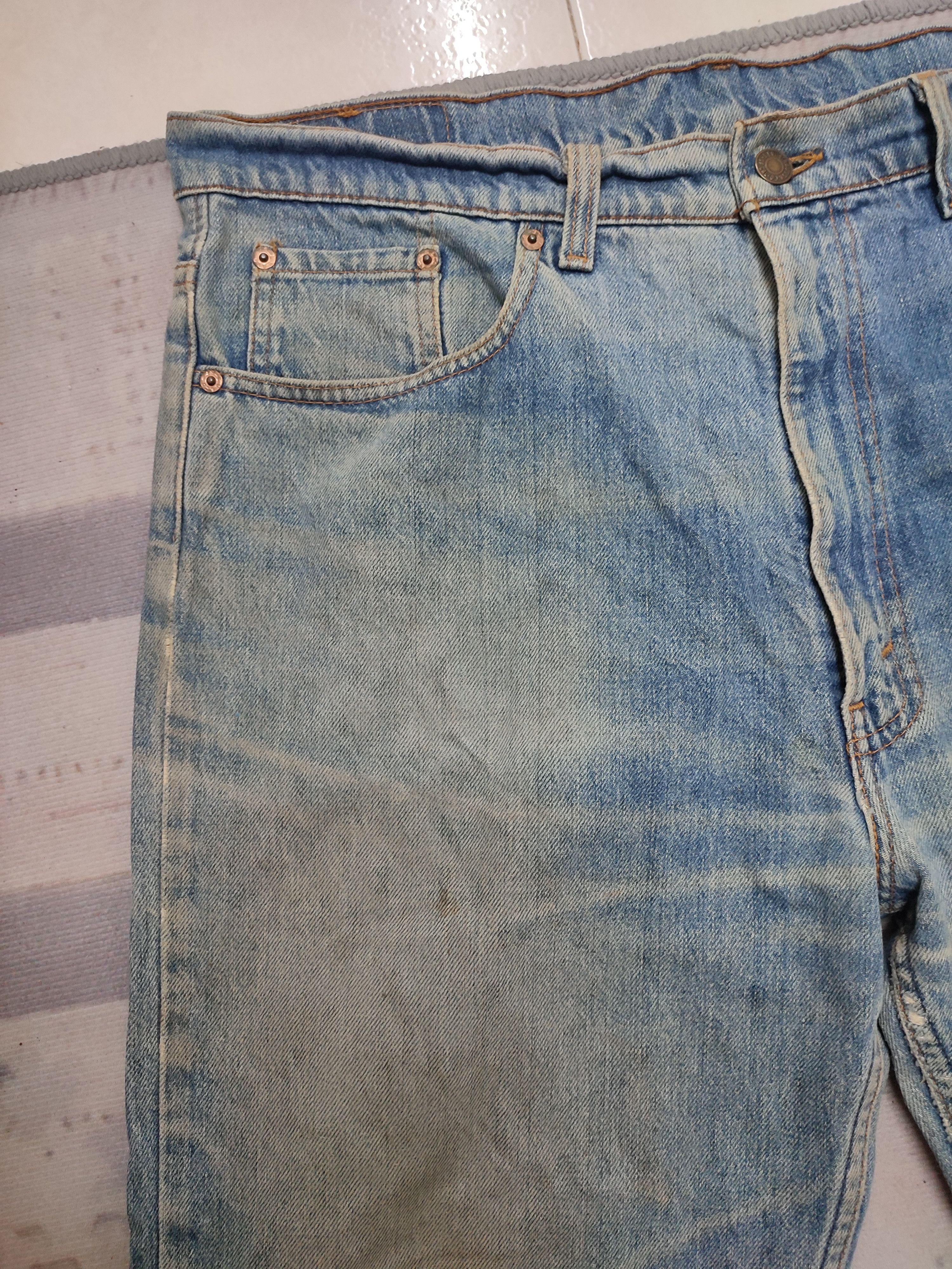 Levi's 90s Levi's Button 501 Distressed Denim Size US 36 / EU 52 - 5 Thumbnail