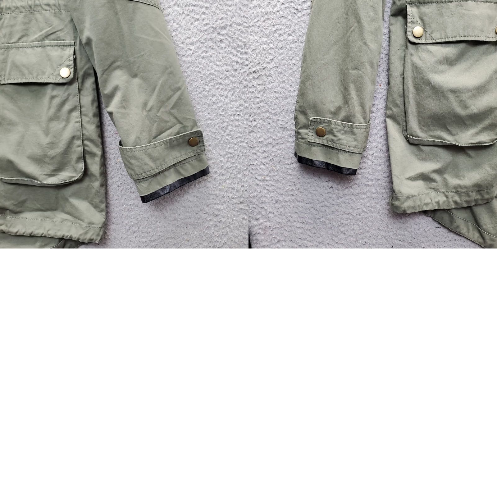 Vintage Thread & Supply Parka Jacket Womens M Green Sherpa Lined Zip Up Hoodie? Size M / US 6-8 / IT 42-44 - 9 Thumbnail