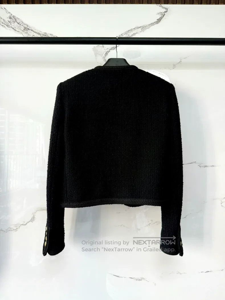 Celine CELINE size 34 Black King Kong Three-Button Jacket, Outerw Size S / US 4 / IT 40 - 4 Thumbnail