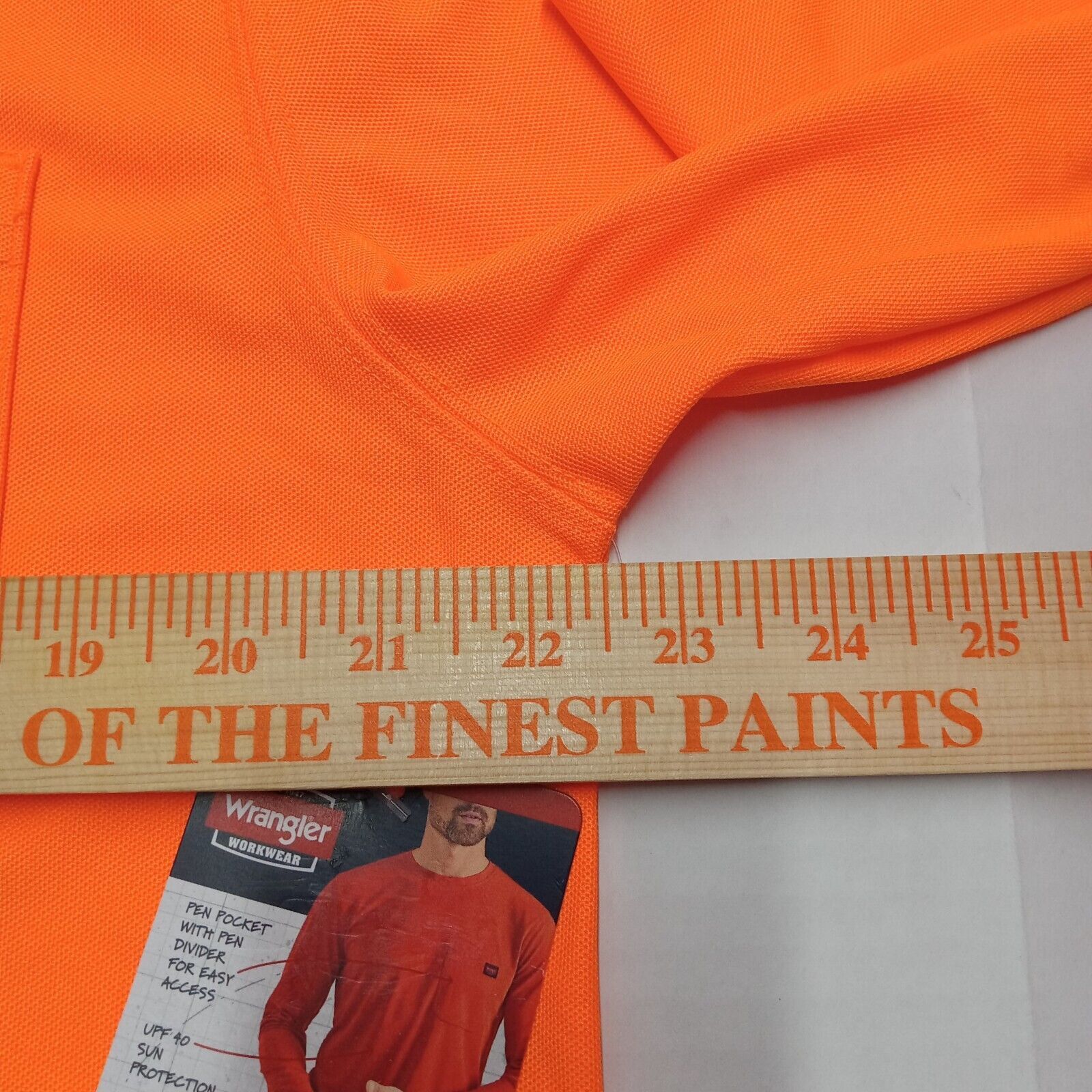 Wrangler Wrangler Performance Shirt Men's L (42-44) Orange Relaxed Size US L / EU 52-54 / 3 - 6 Thumbnail
