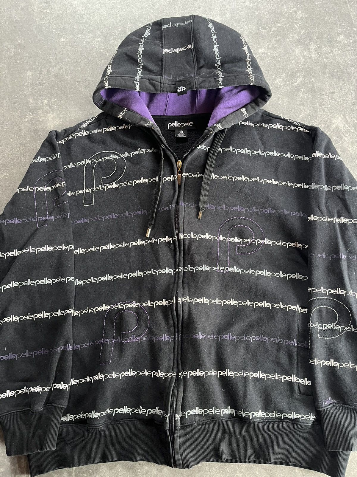 Pelle Pelle Pelle Pelle AOP Multilogo Baggy Printed Zip Hoodie XL Size US XL / EU 56 / 4 - 8 Thumbnail