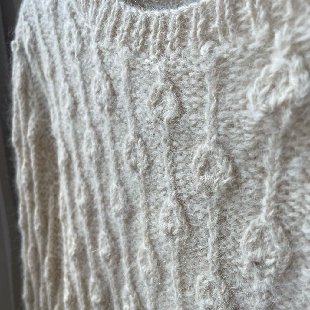 Other Vintage Olivia Paul 100% Alpaca Made in England Texture Knit Size L / US 10 / IT 46 - 7 Thumbnail