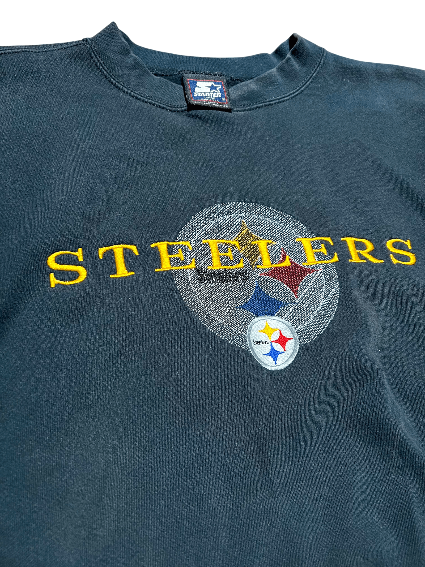 Starter Pittsburgh Steelers 90s Starter Vintage Crew Neck Sweatshirt Size US L / EU 52-54 / 3 - 2 Thumbnail