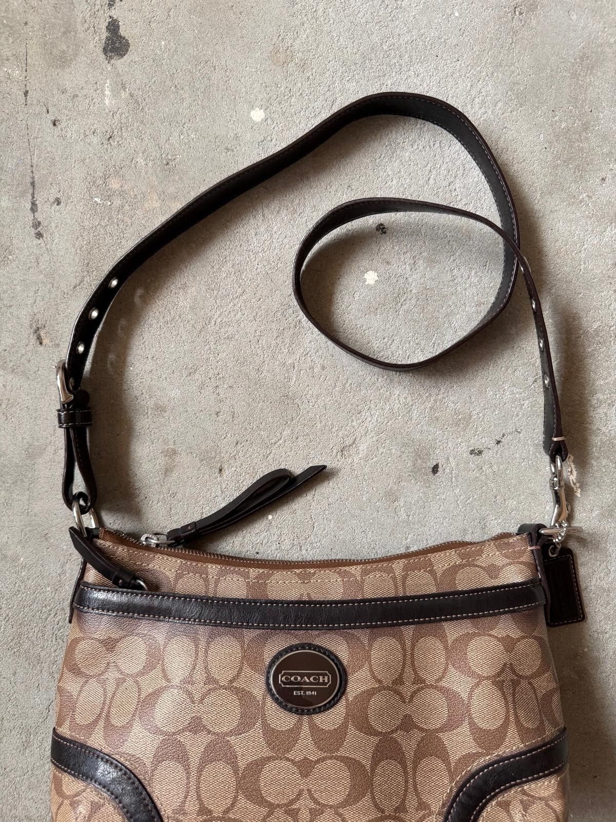 Coach Coach Signature Heritage Crossbody Bag Brown/Black Size ONE SIZE - 3 Thumbnail