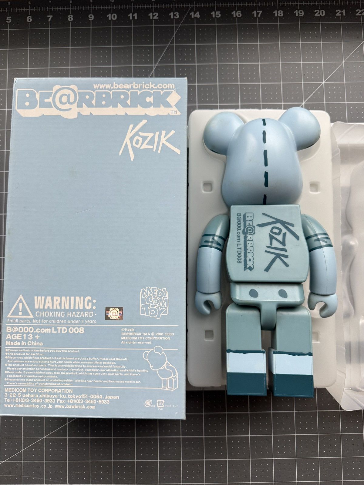 Medicom Toy Mesixom Frank Kozik 400% BEARBRICK Size ONE SIZE - 3 Thumbnail