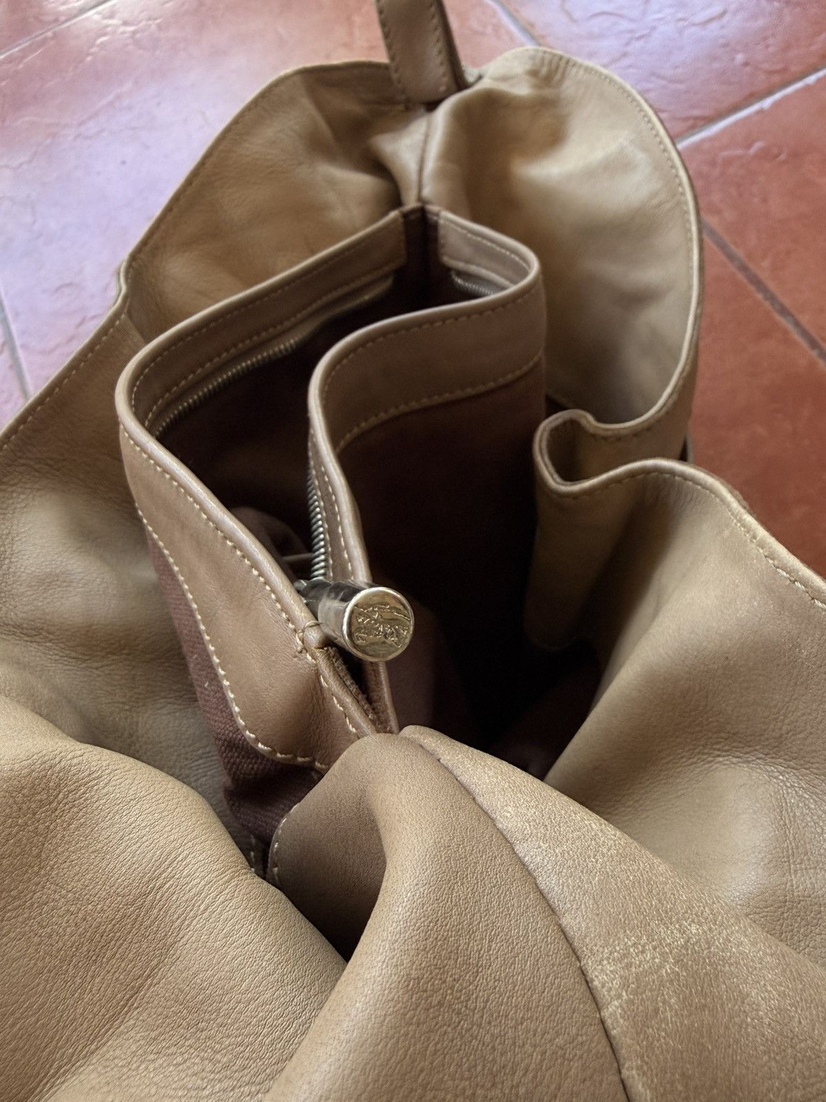 Burberry Burberry Nova beige canvas shoulder bag Size ONE SIZE - 6 Thumbnail