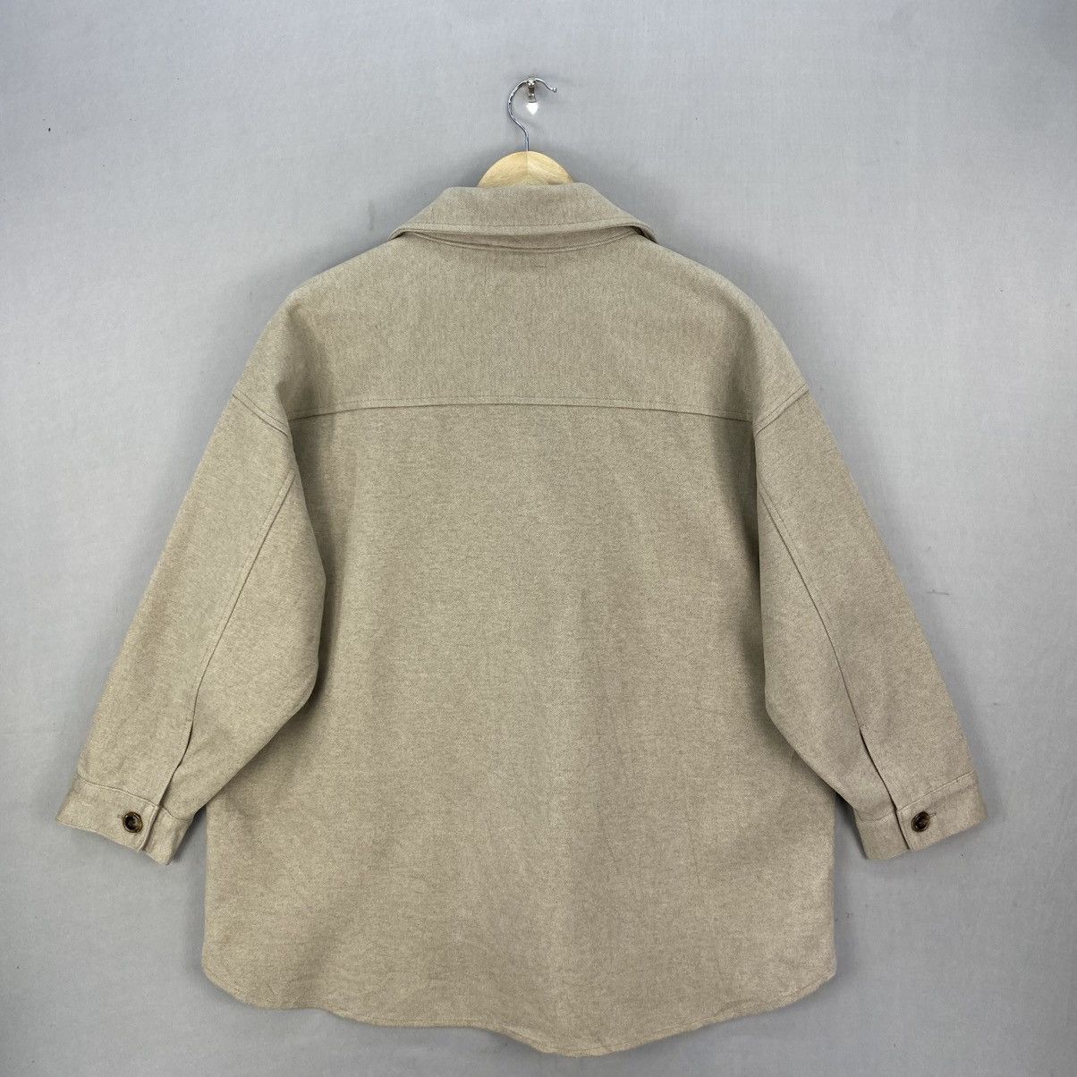 Japanese Brand Vintage Simplicite Baggy Flannel Jacket Size US XL / EU 56 / 4 - 4 Thumbnail