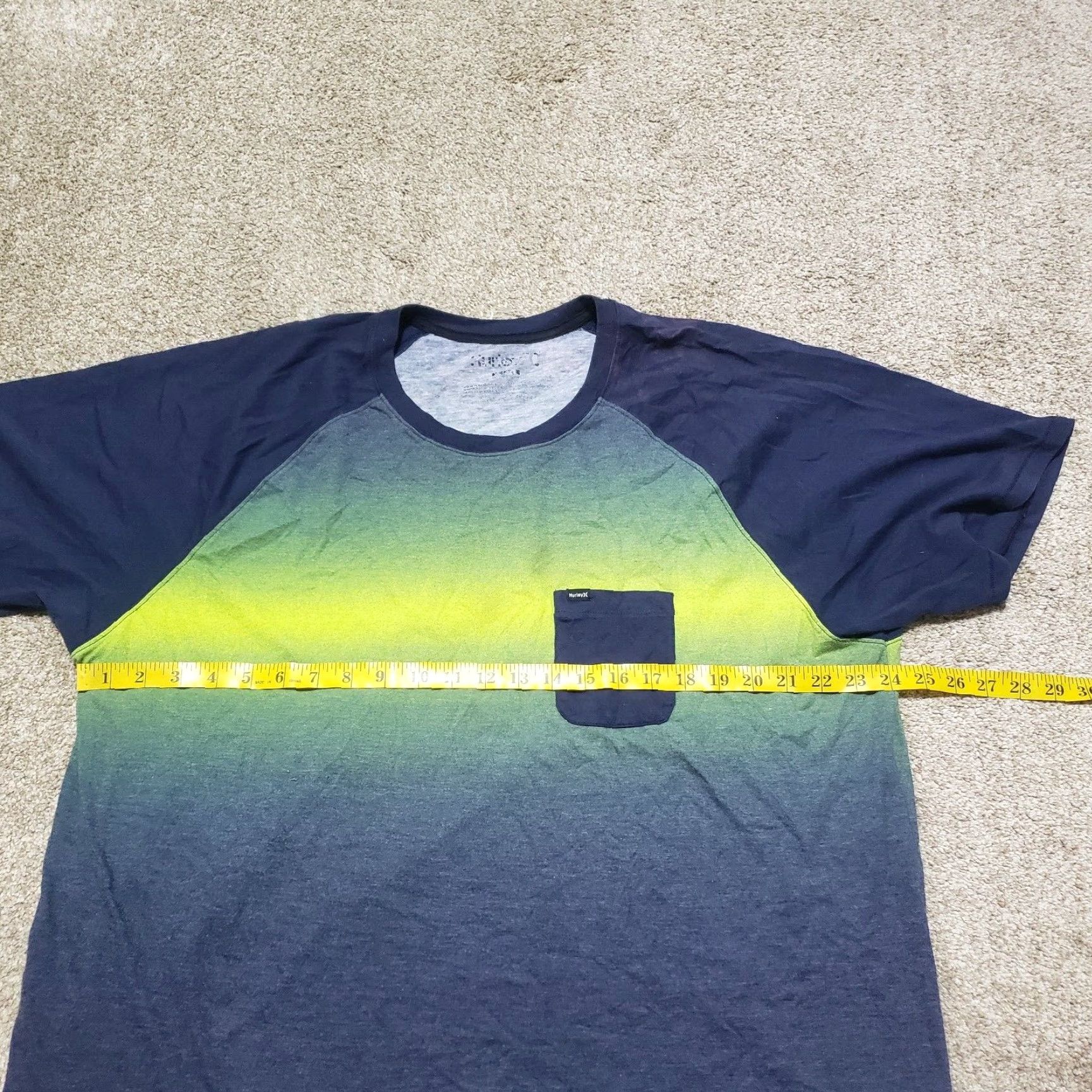Hurley Hurley Shirt T-Shirt Short Sleeve Pocket Adult Men's XL Multicolor 90s? Size US XL / EU 56 / 4 - 5 Thumbnail