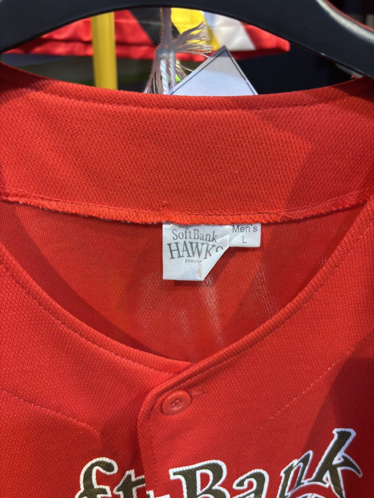 Other Softbank Hawk Baseball Jersey Red Size US L / EU 52-54 / 3 - 3 Thumbnail