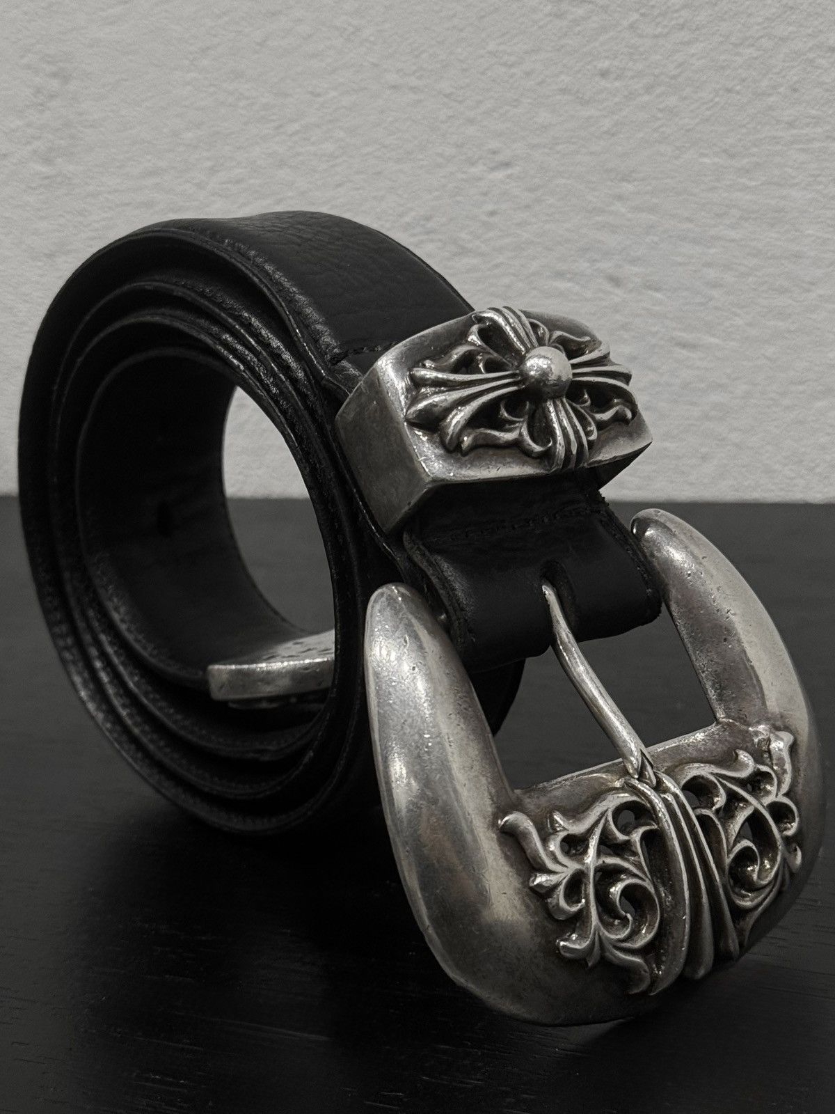 Chrome Hearts Chrome Hearts Vintage Sterling Belt 3 pieces Rock Western Size 40 - 1 Thumbnail