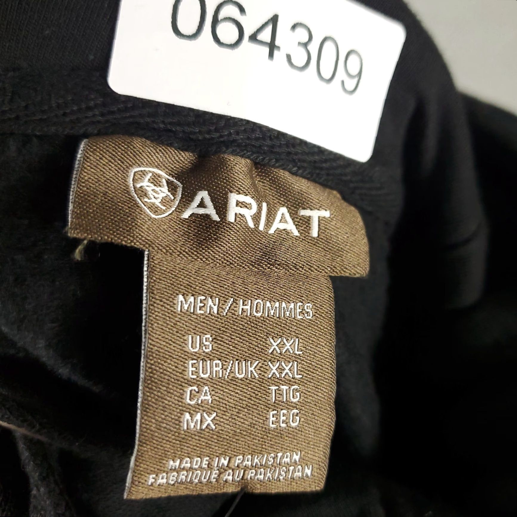 Ariat Ariat Hoodie Mens XL Black Pullover Mock Neck Logo Size US XL / EU 56 / 4 - 8 Thumbnail